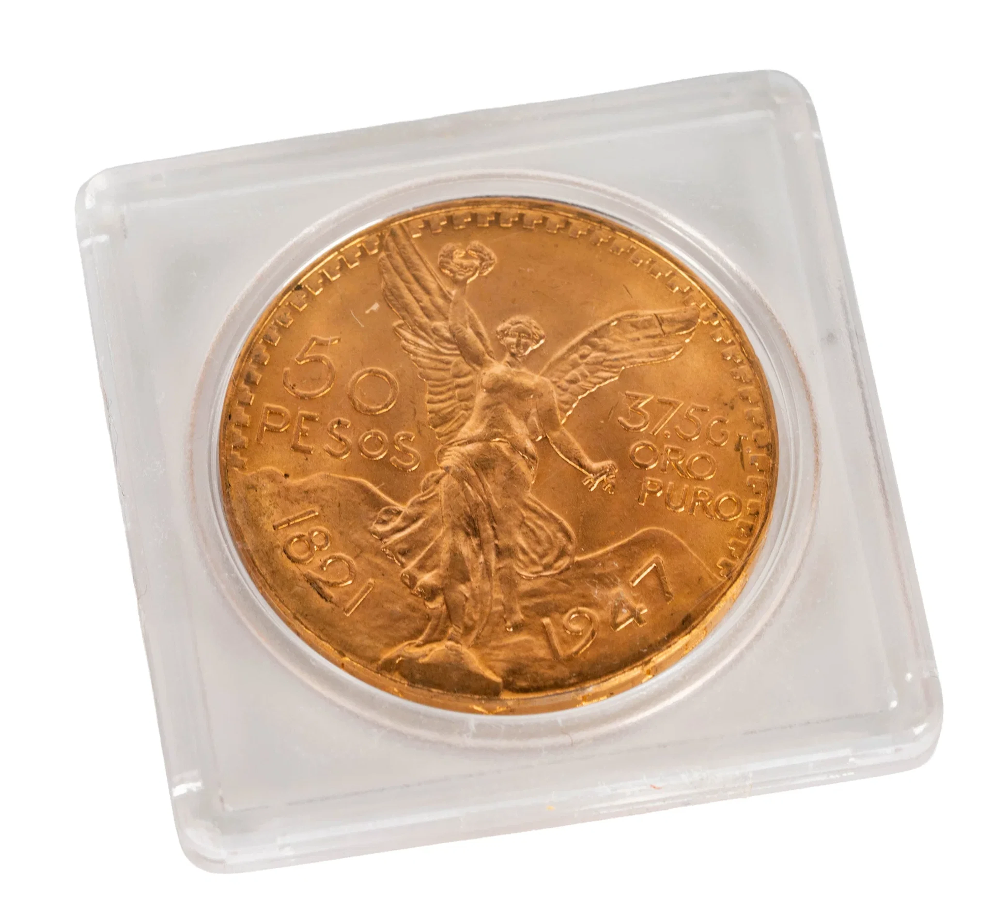 1947 Mexico 50 Pesos Gold Coin