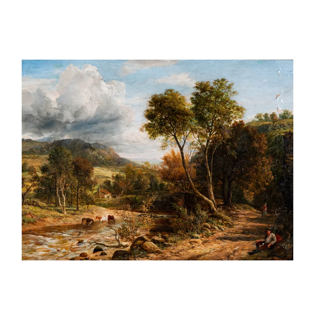 John Thomas Peele, British 1822-1897, Bickleigh Vale