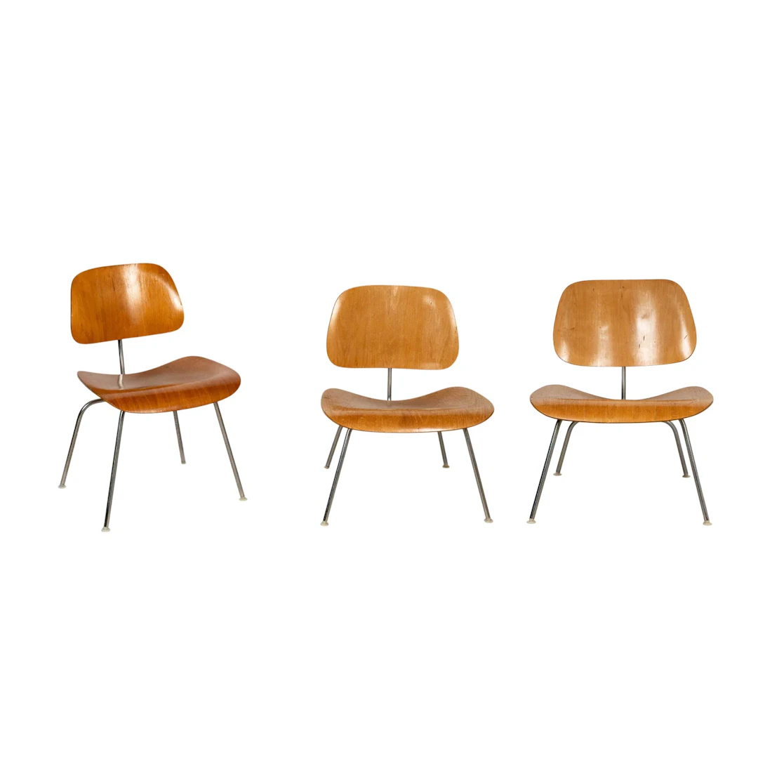 Eames for Herman Miller, Three DCM Chairs