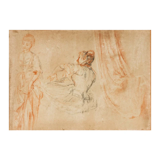 Antoine Watteau, French 1684-1721, Two Women