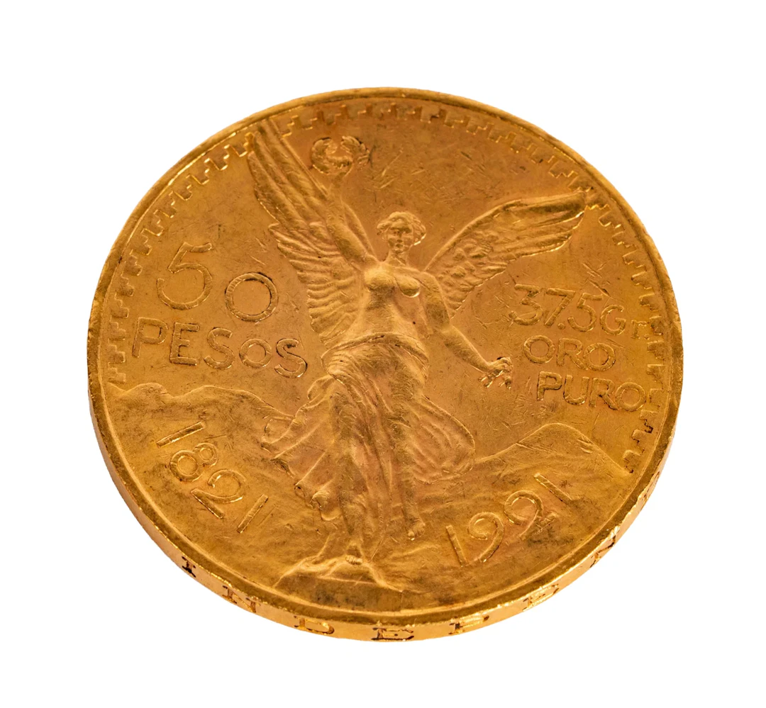 1921 Mexico 50 Pesos Gold Coin