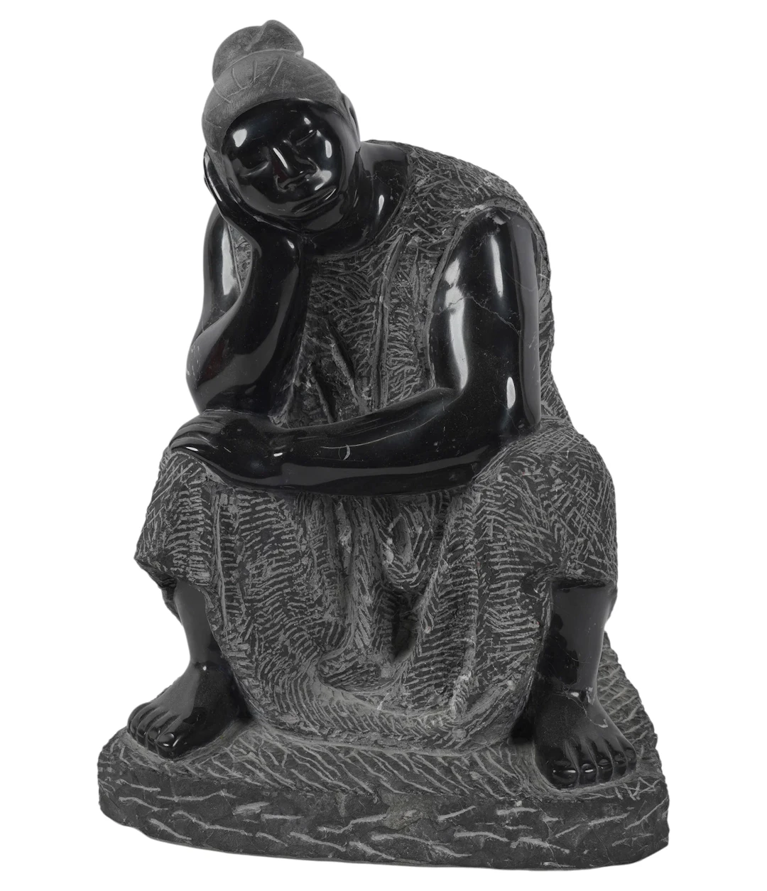 Gustavo Nequiz (Mexican 20/21st century): Seated Woman