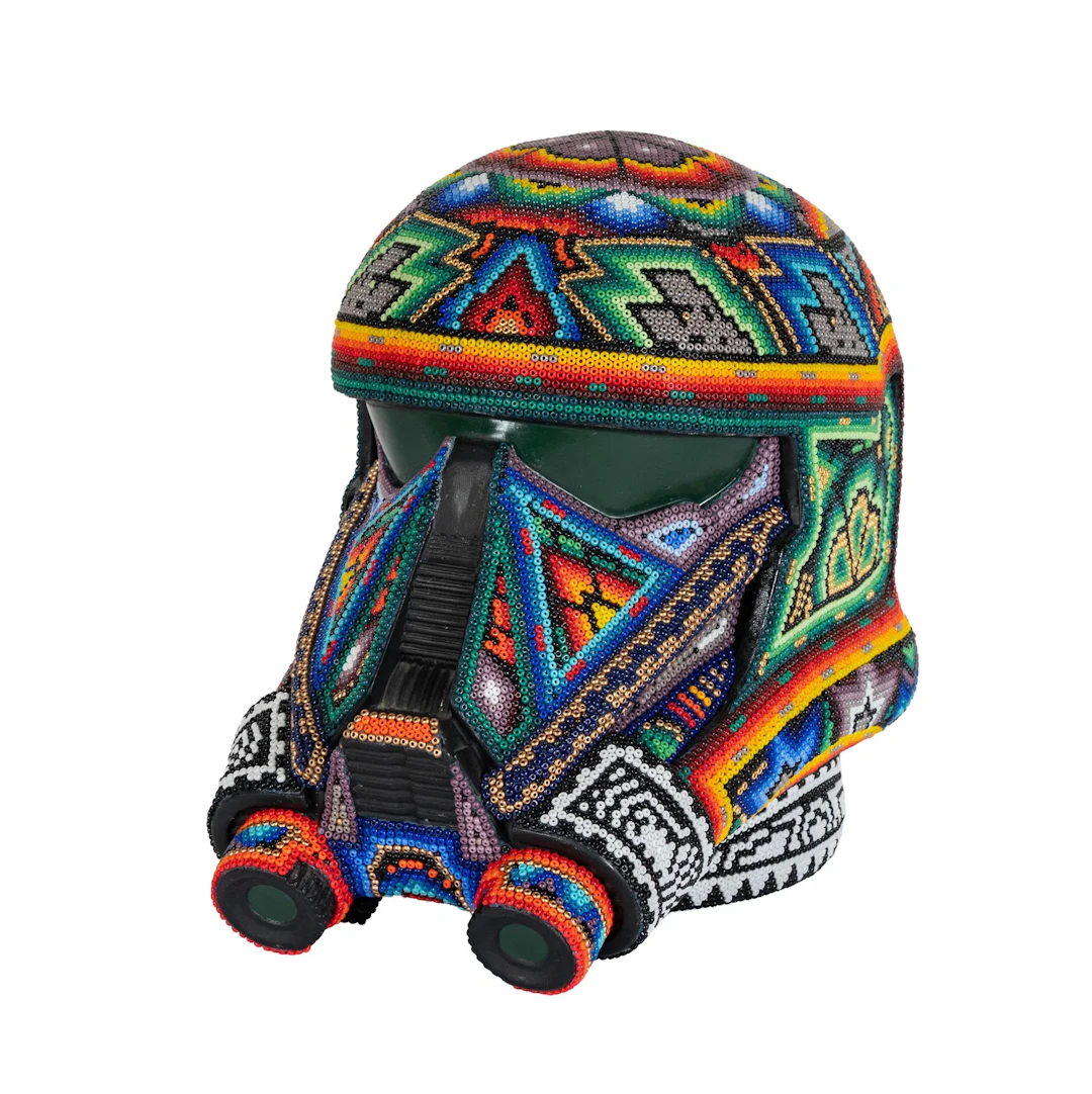 Beaded Stormtrooper Helmet