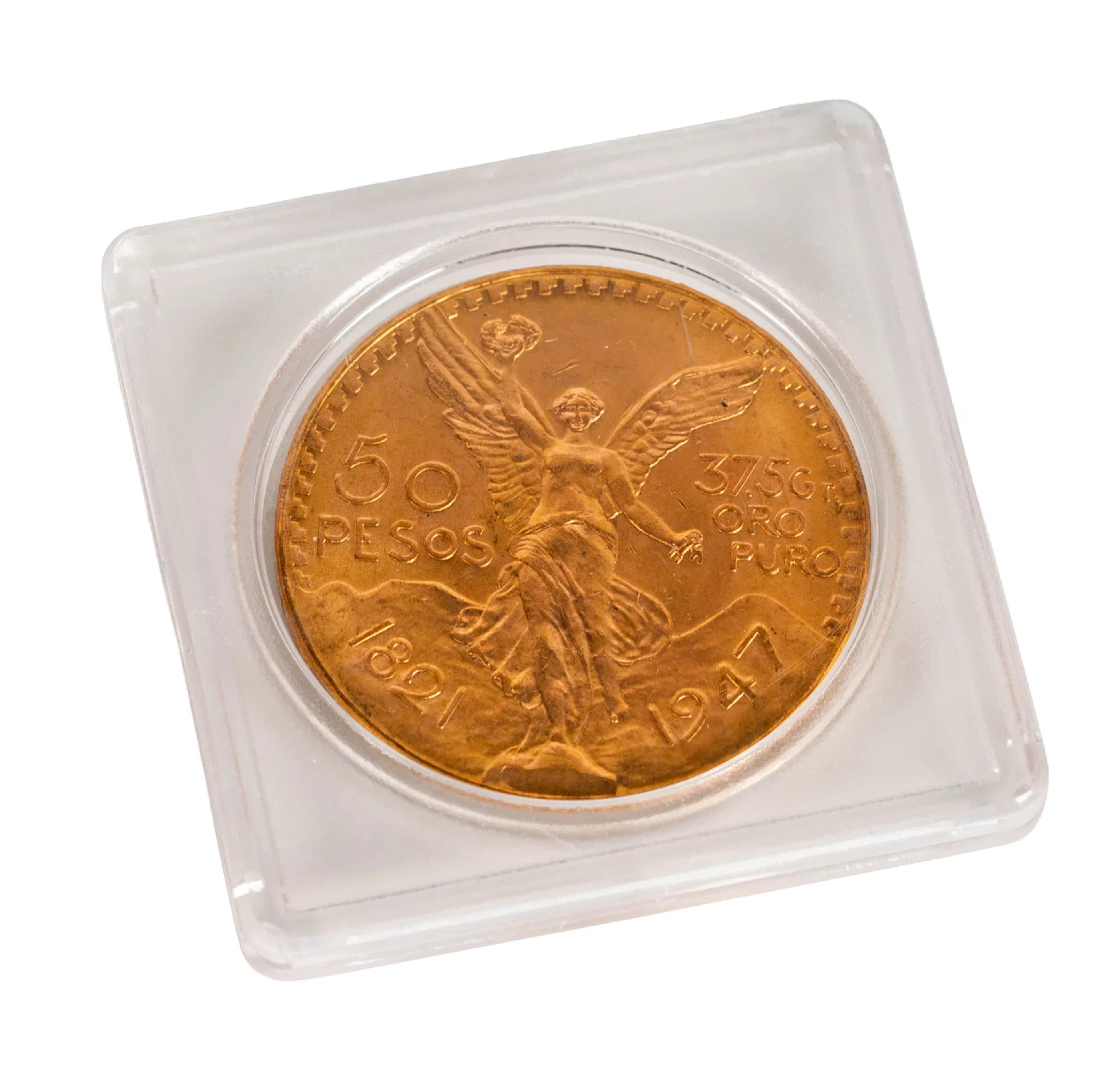 1947 Mexico 50 Pesos Gold Coin