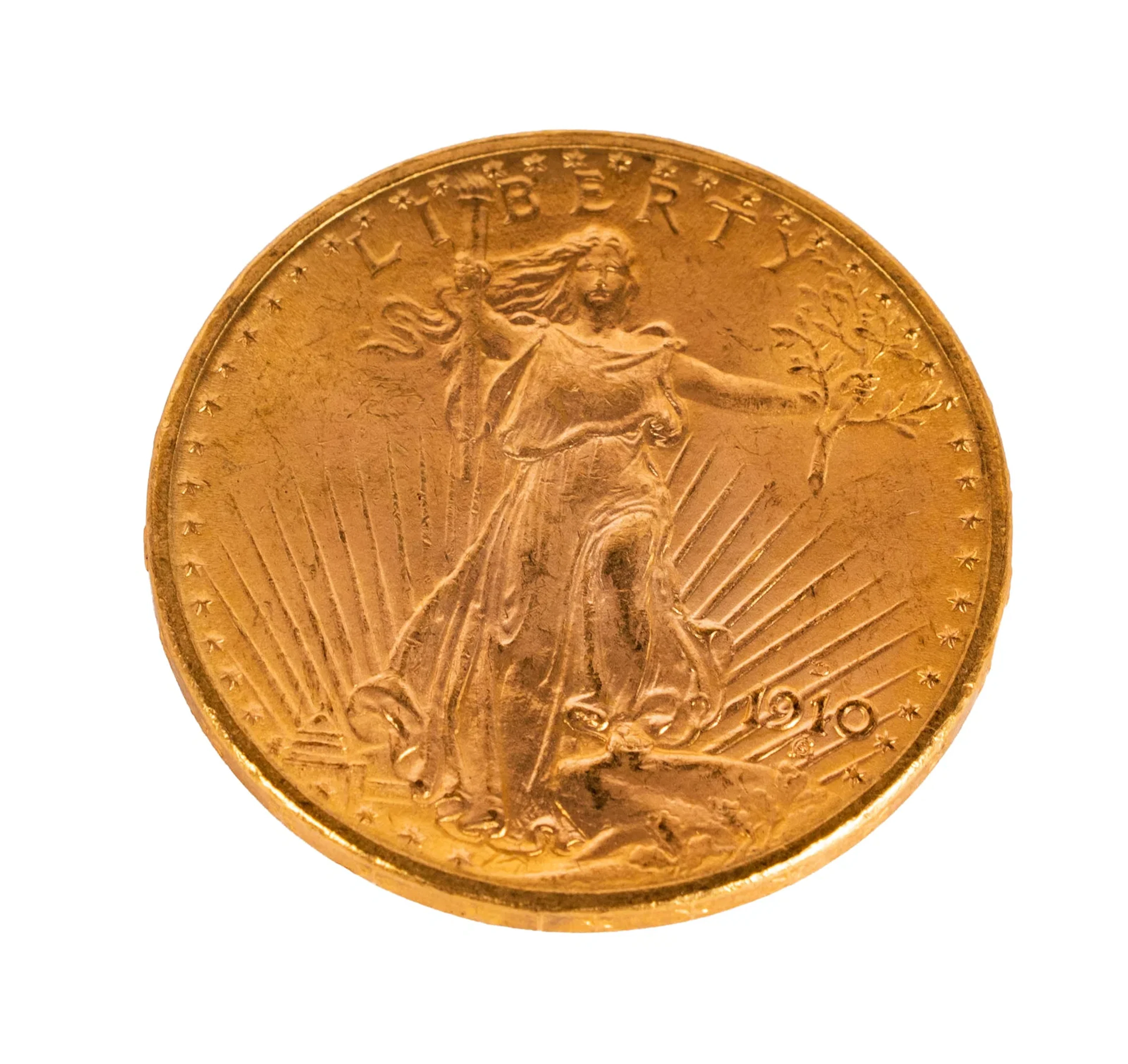 1910 US $20 Double Eagle Gold Coin