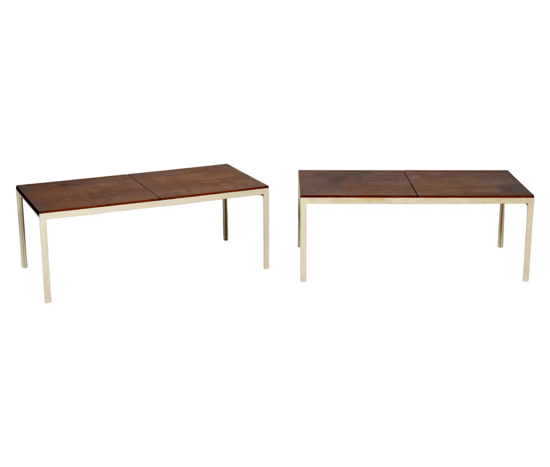 Florence Knoll, Pair of Rectangular Coffee Tables