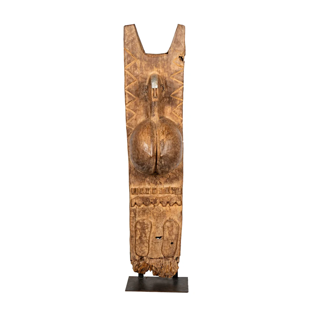 An African Carved Wooden Figure of an Female