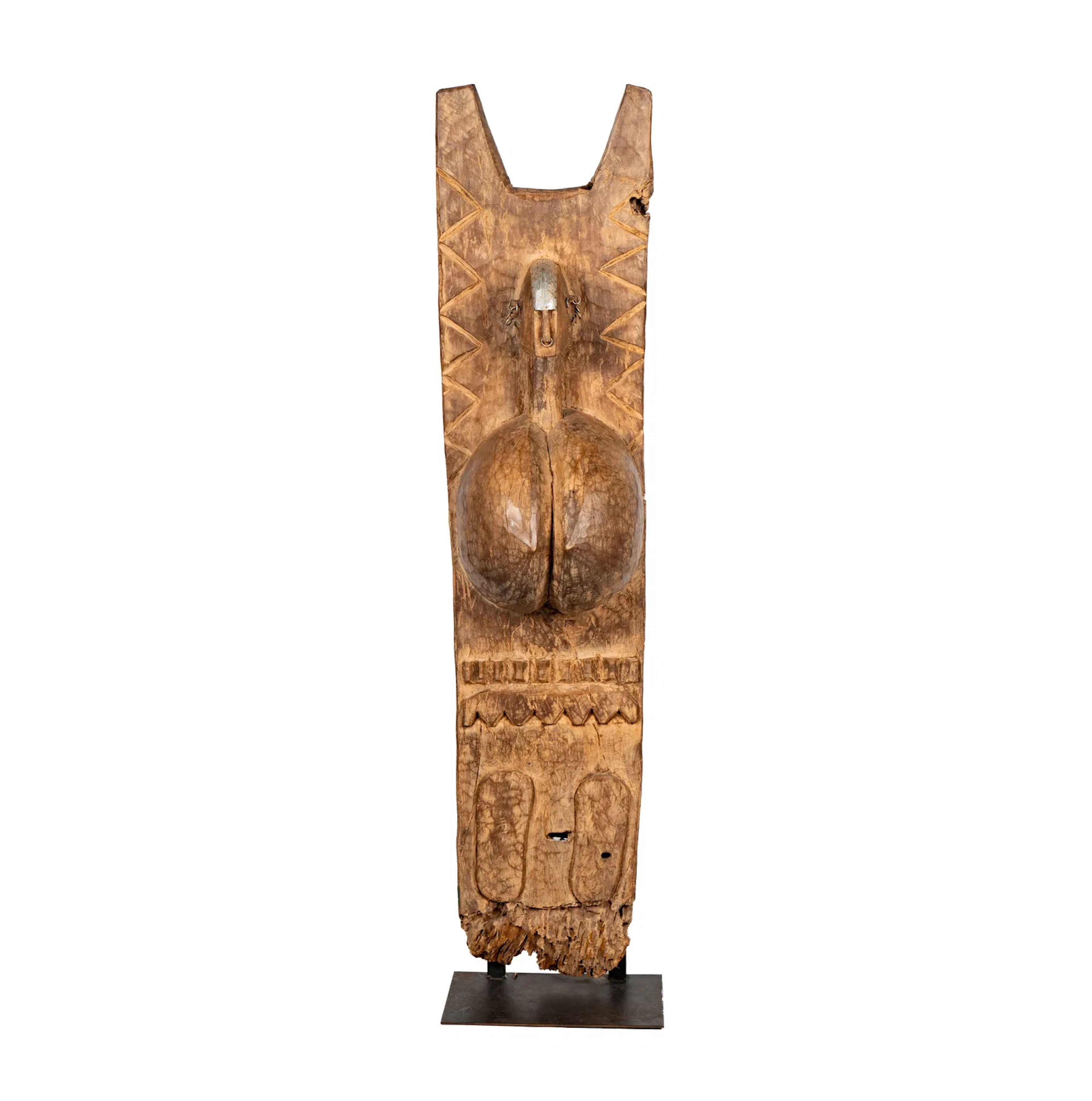 An African Carved Wooden Figure of an Female