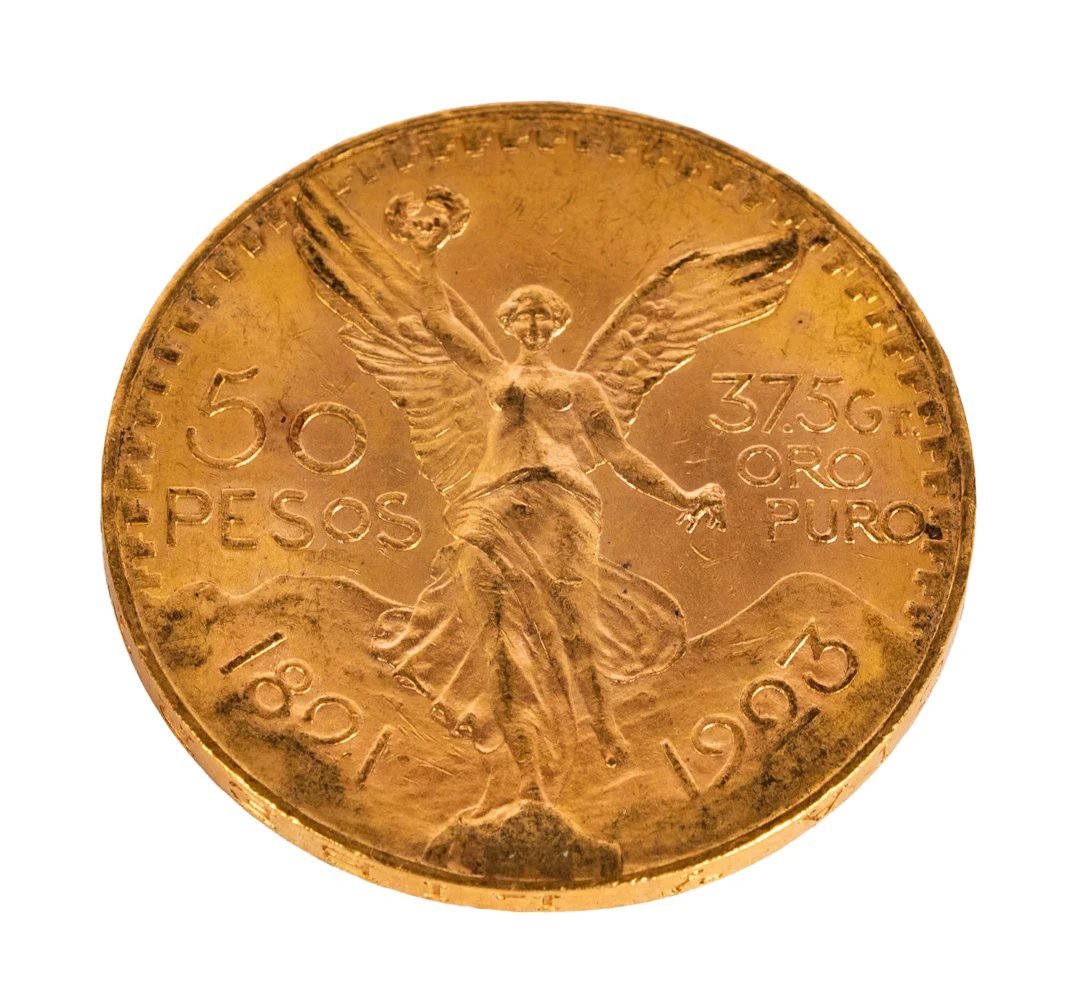 1923 Mexico 50 Pesos Gold Coin