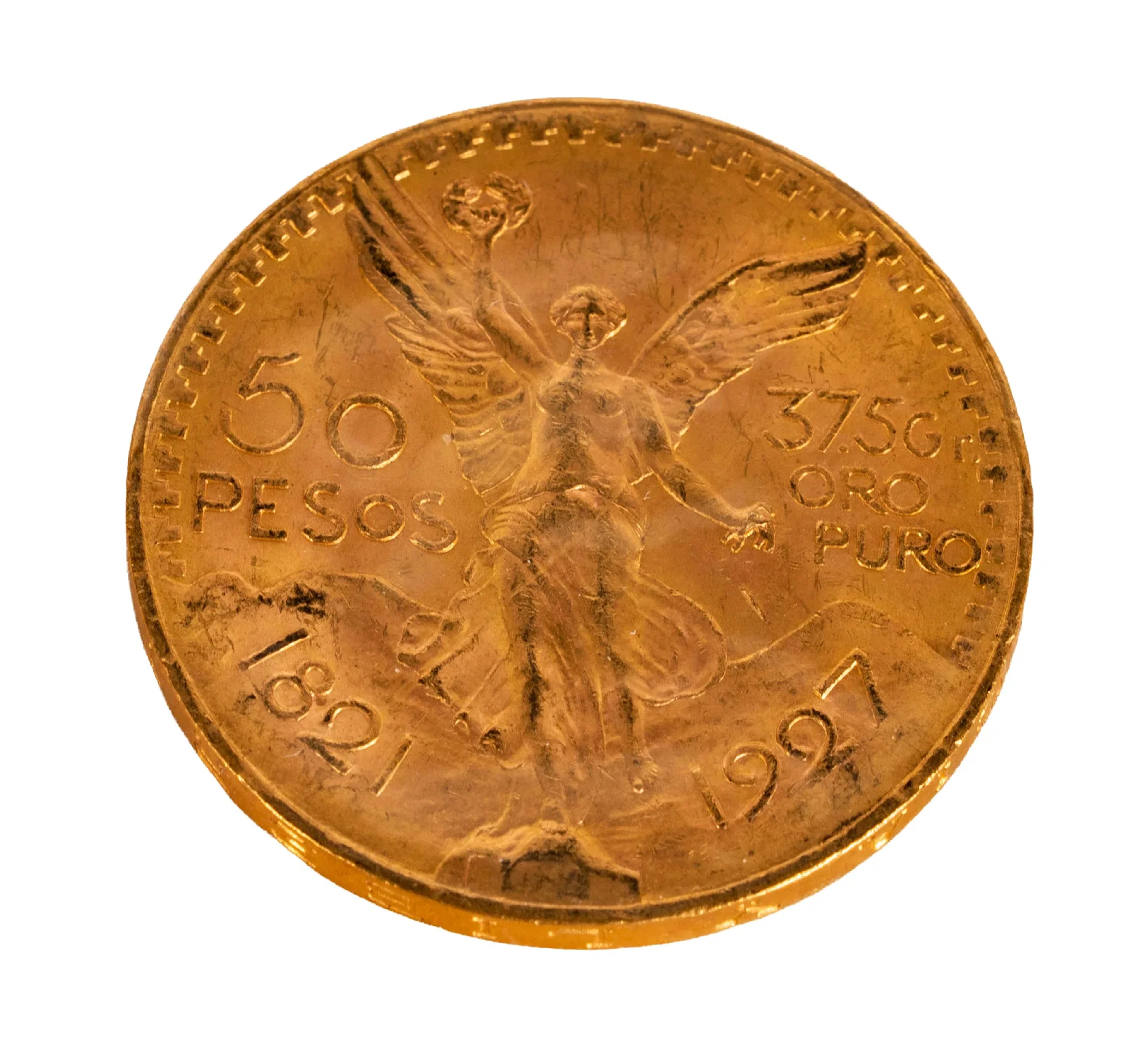 1927 Mexico 50 Pesos Gold Coin