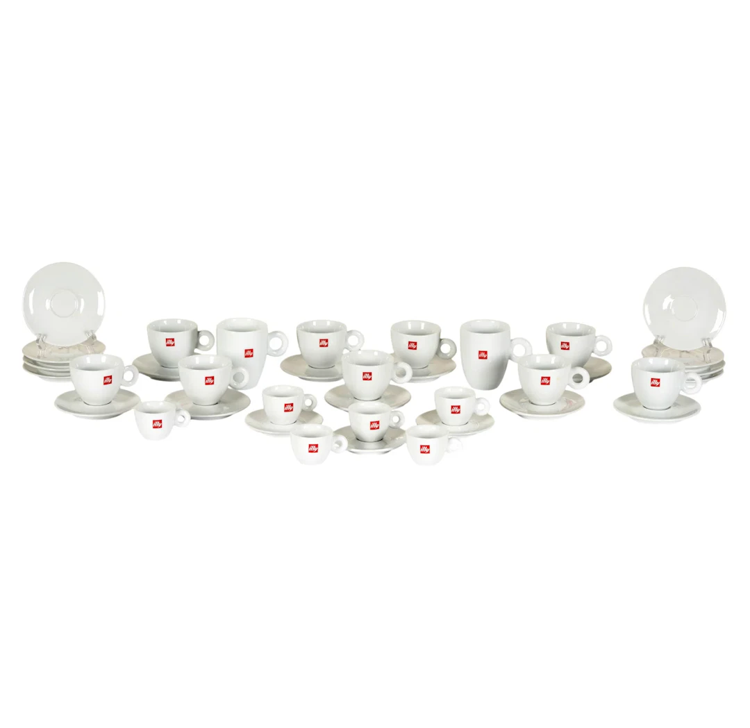 A Group of Illy Collection Espresso Set