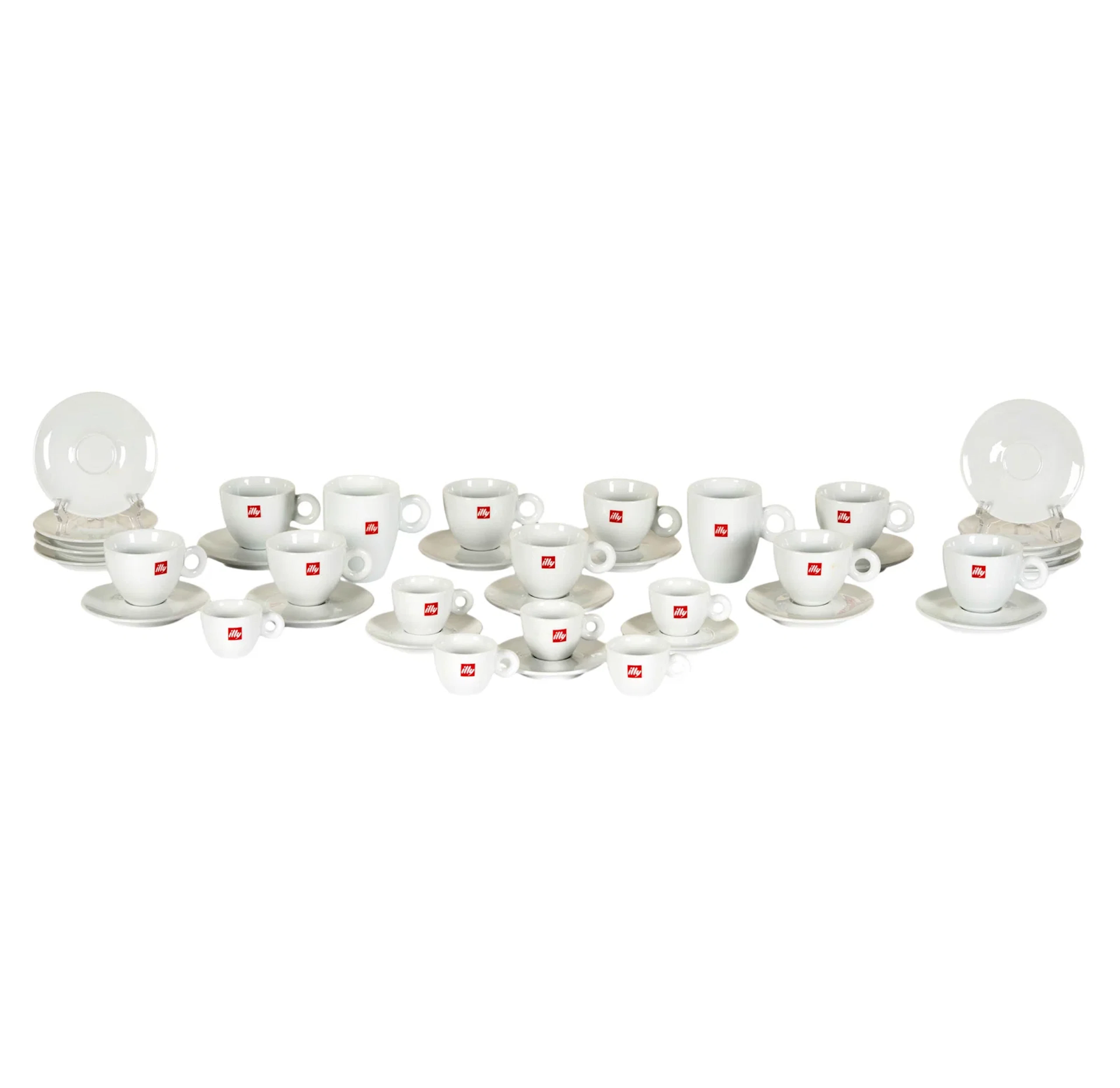 A Group of Illy Collection Espresso Set