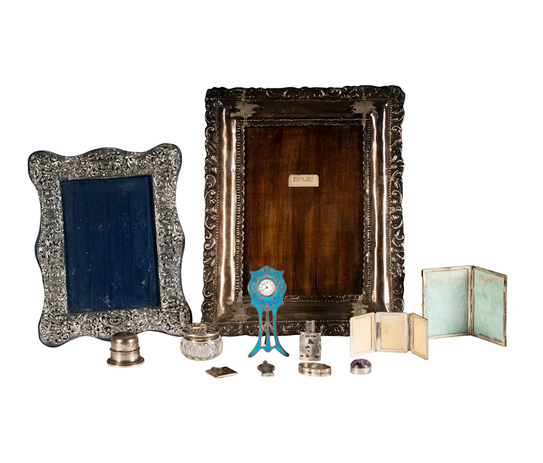 A Collection of Sterling Silver Table Articles