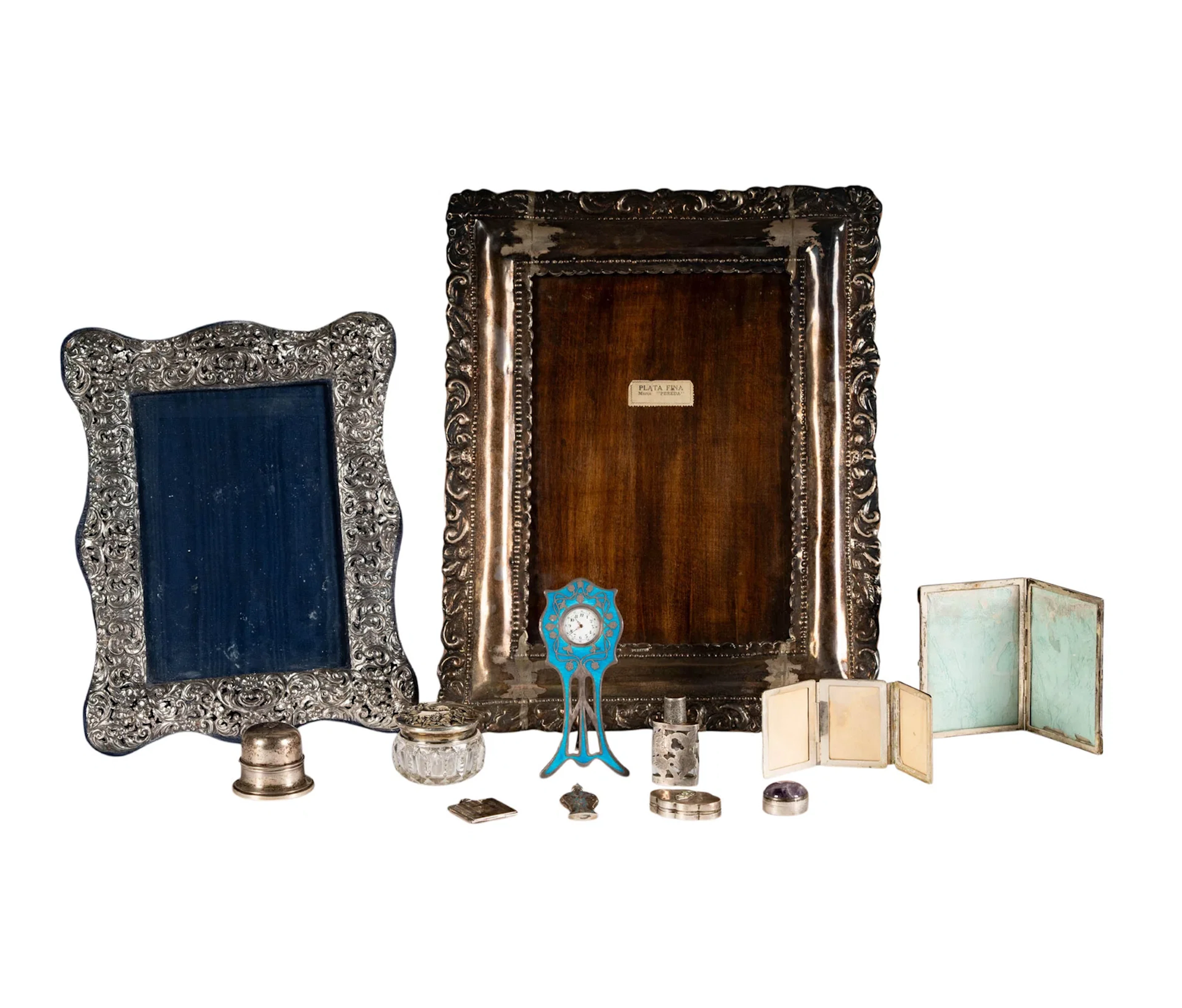 A Collection of Sterling Silver Table Articles