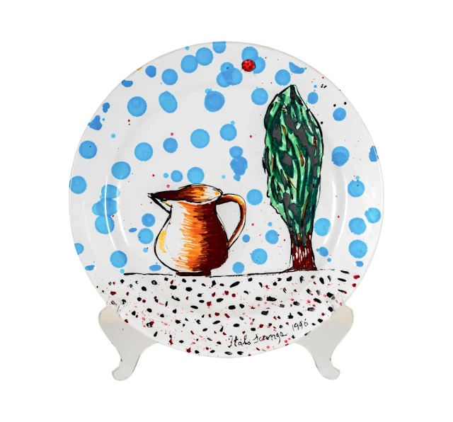 Italo Scanga for Grazia Deruta, Ceramic Charger