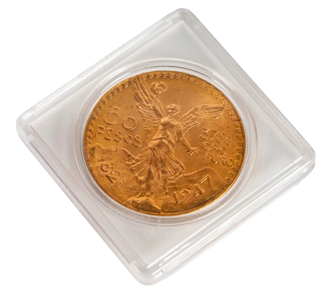 1947 Mexico 50 Pesos Gold Coin