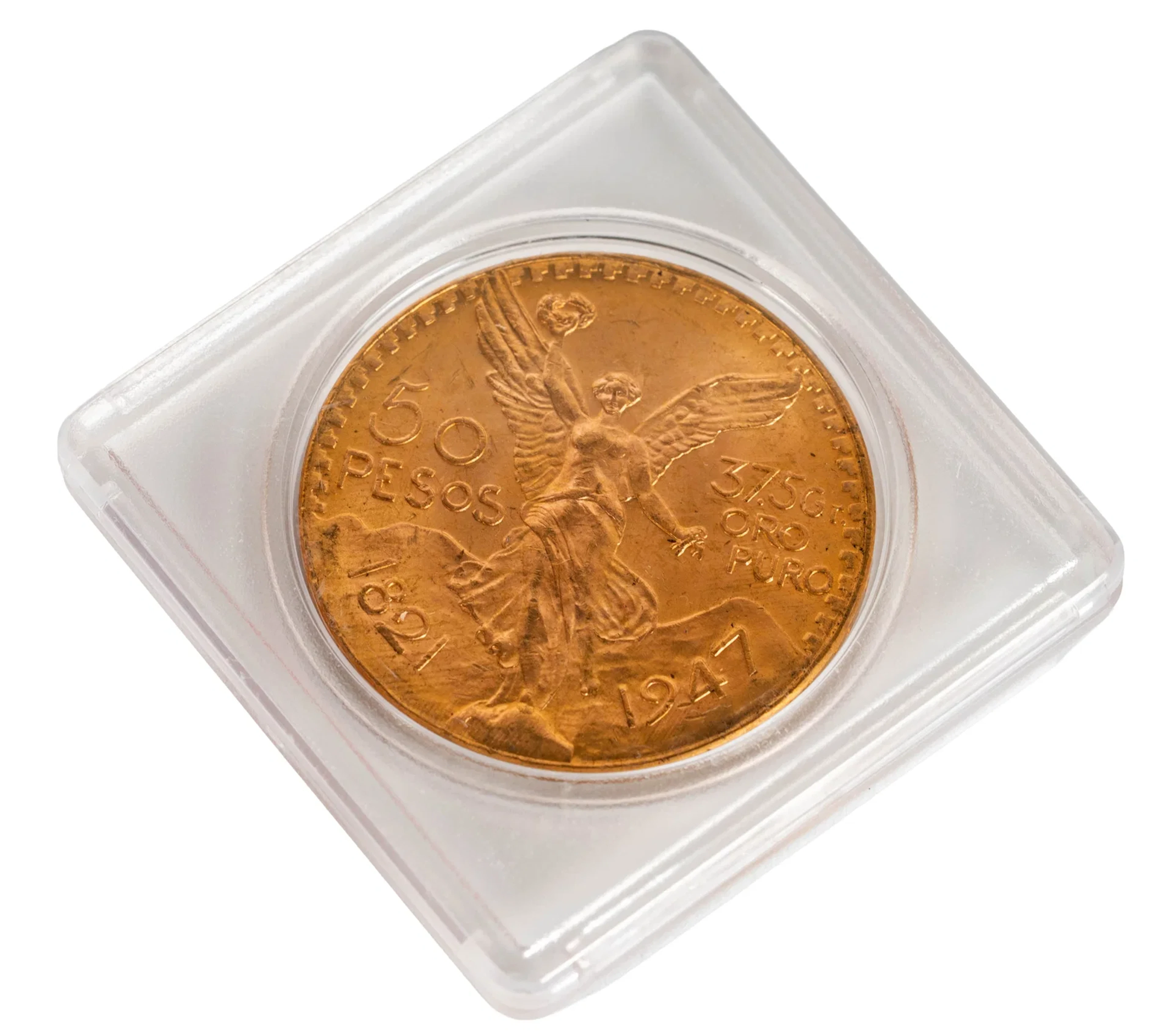 1947 Mexico 50 Pesos Gold Coin