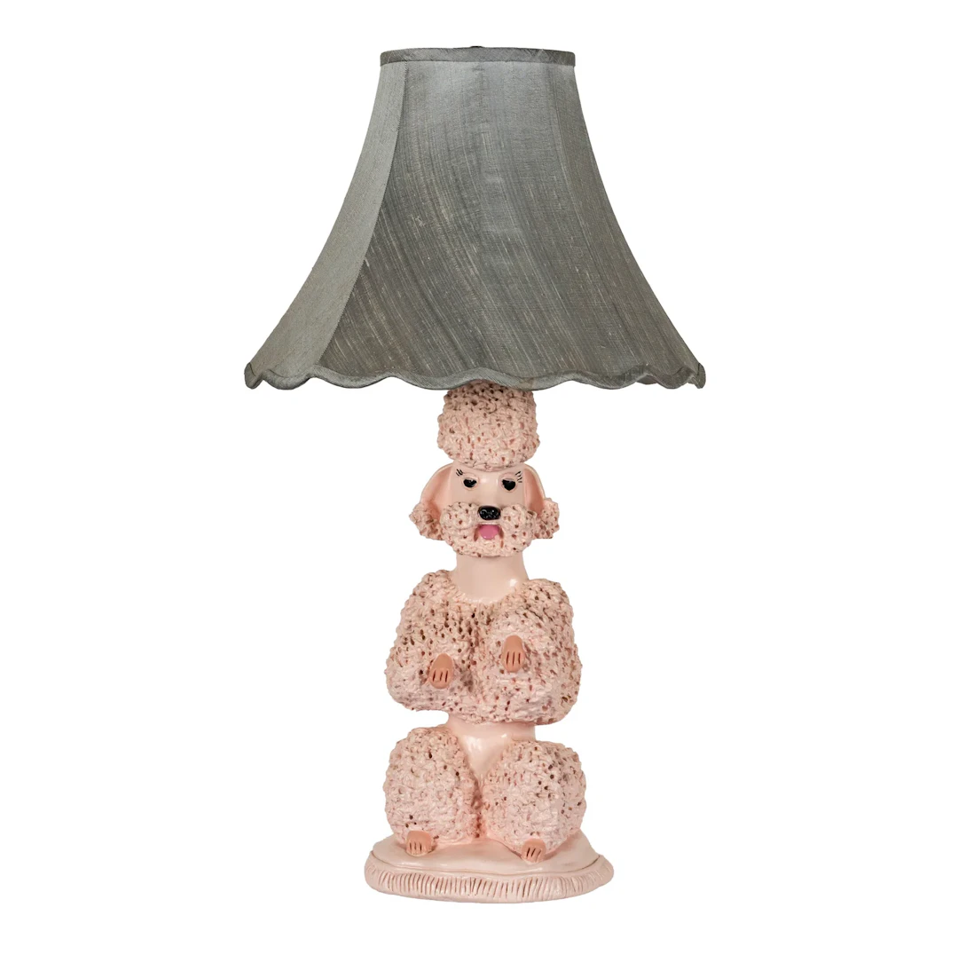 Phyllis Morris Archive Collection, Pink Poodle Table Lamp