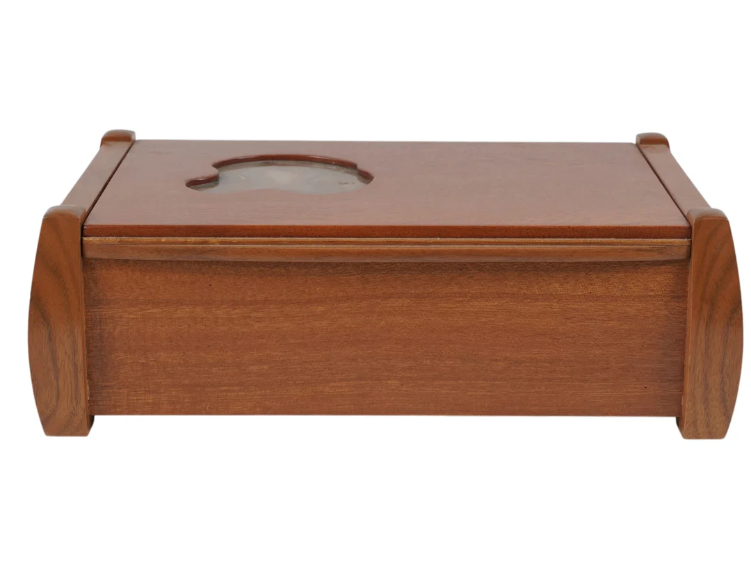 A Jim Kutz Mahogany Jewelry Box