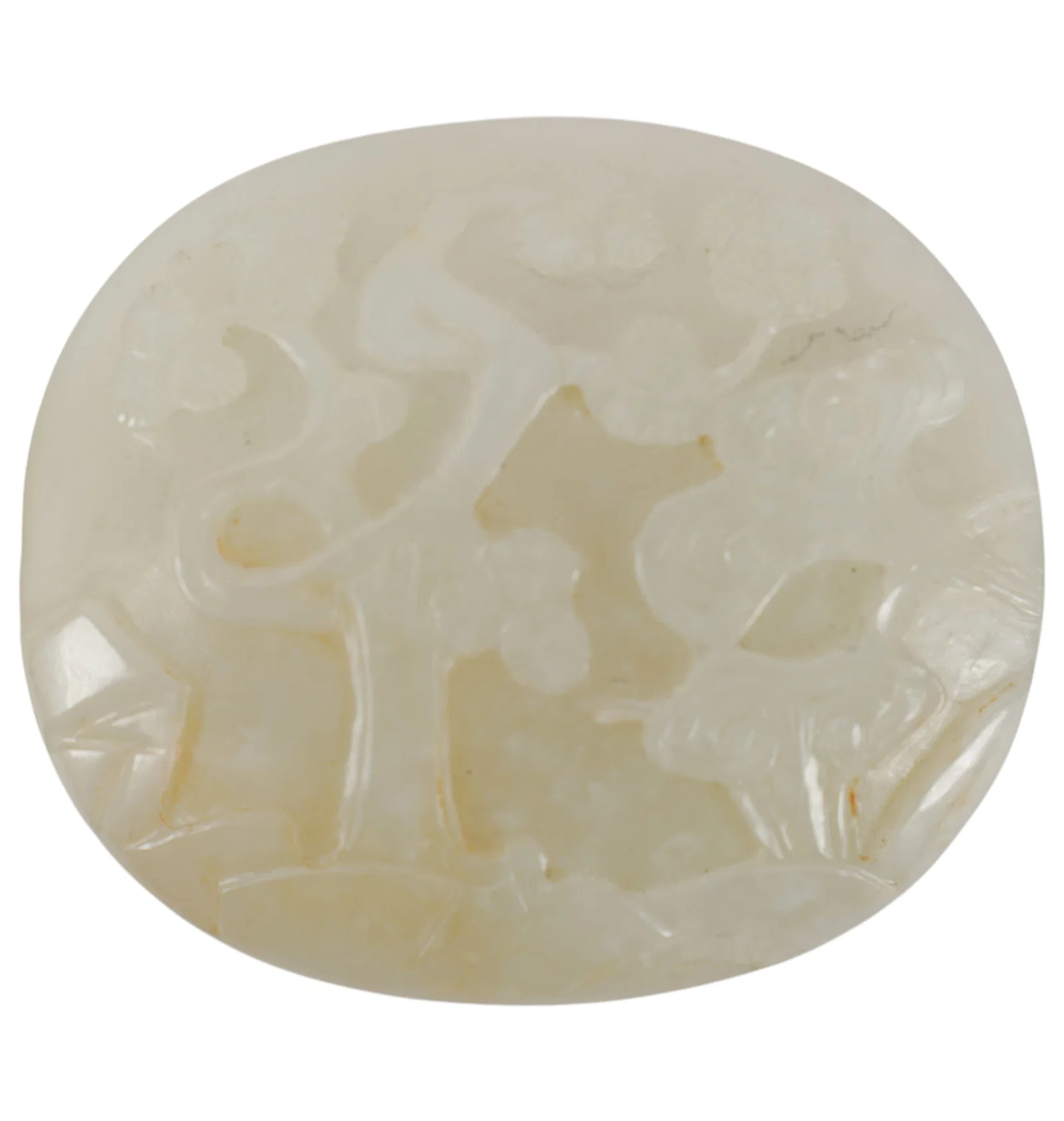 A Chinese Carved Jade Plaque