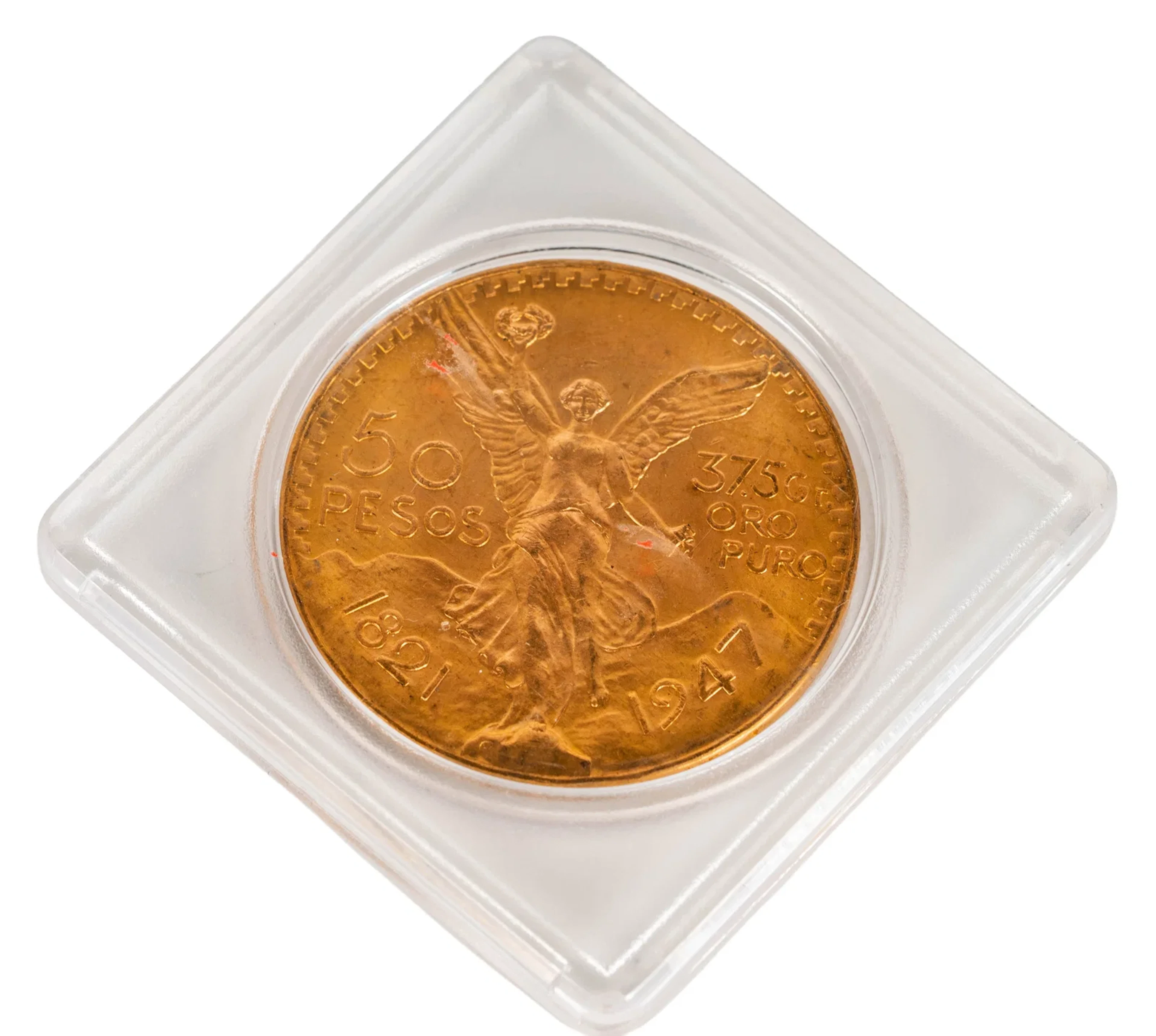 1947 Mexico 50 Pesos Gold Coin