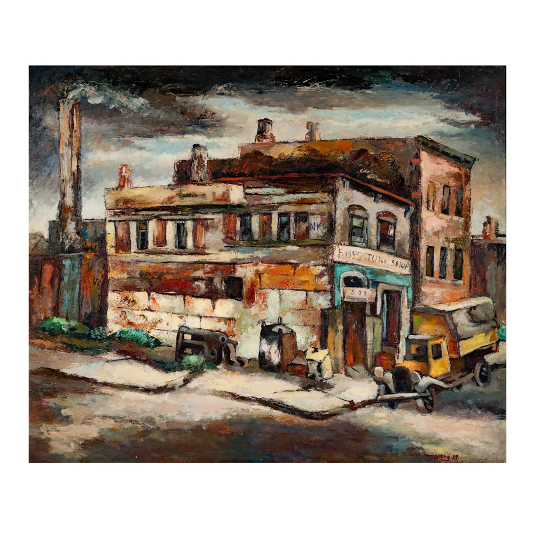 Oscar Van Young, Los Angeles, CA 1906-1991, Junk Yard (Chicago)