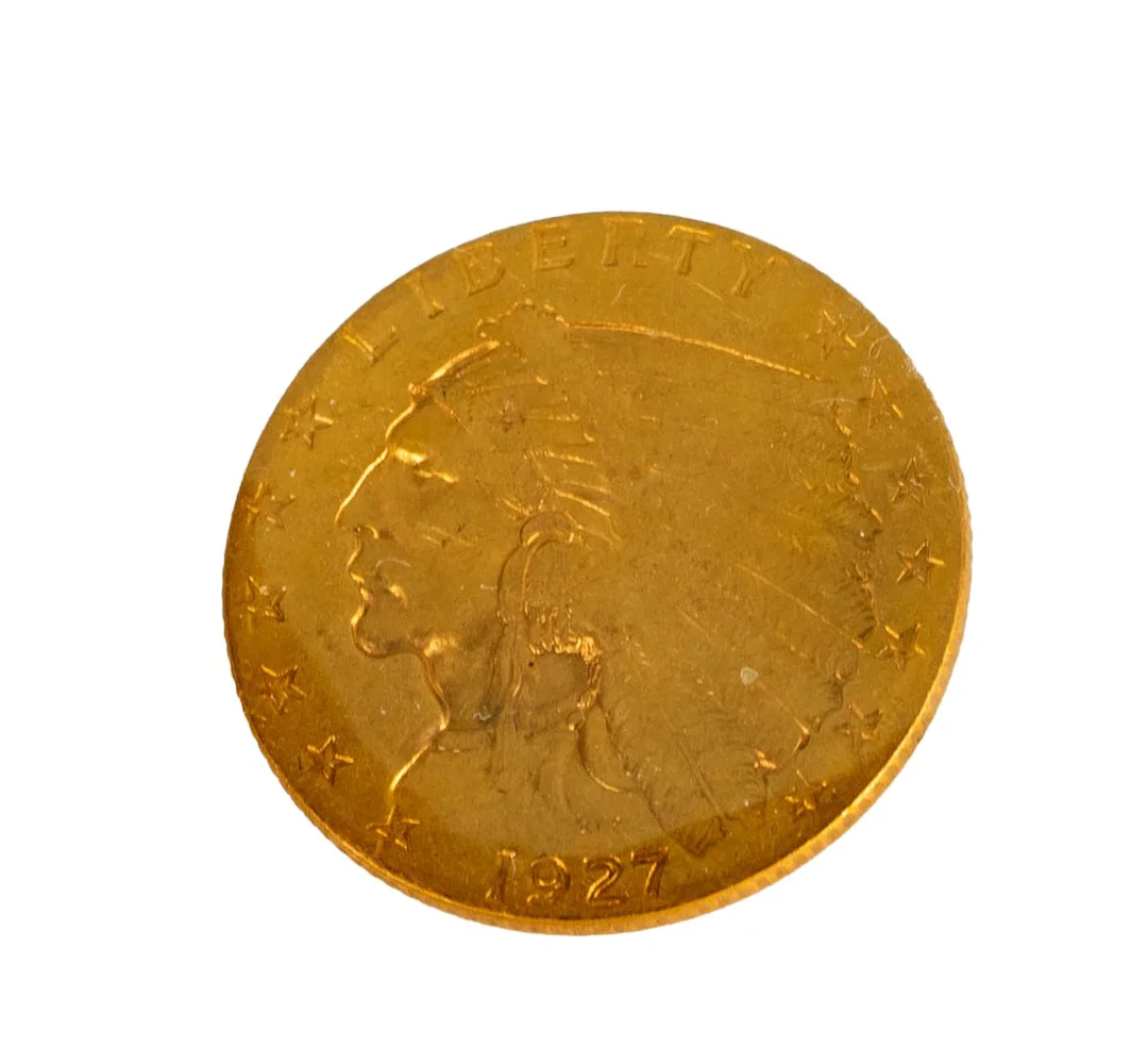 1927 US $2.50 Quarter Eagle Gold