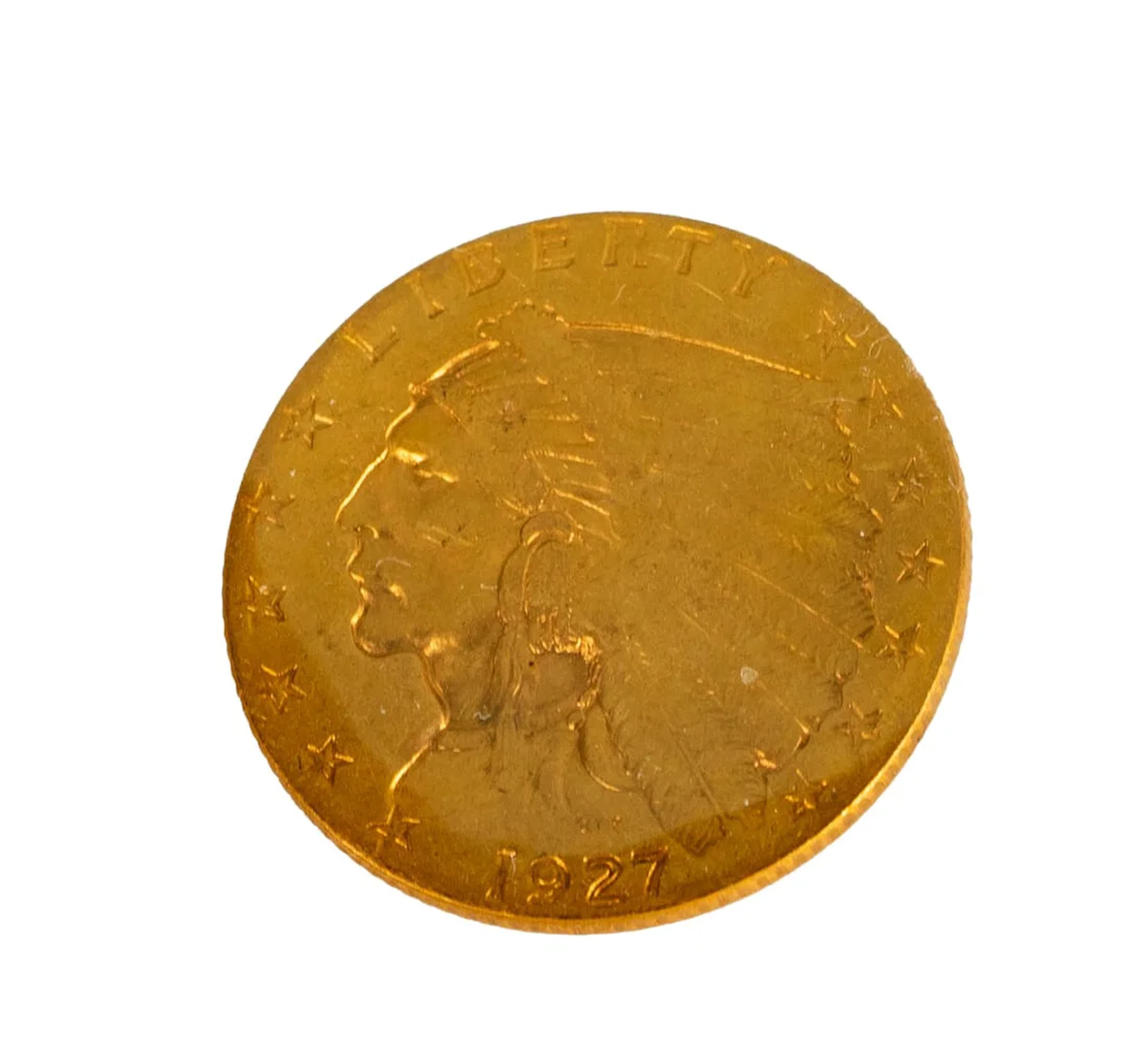 1927 US $2.50 Quarter Eagle Gold