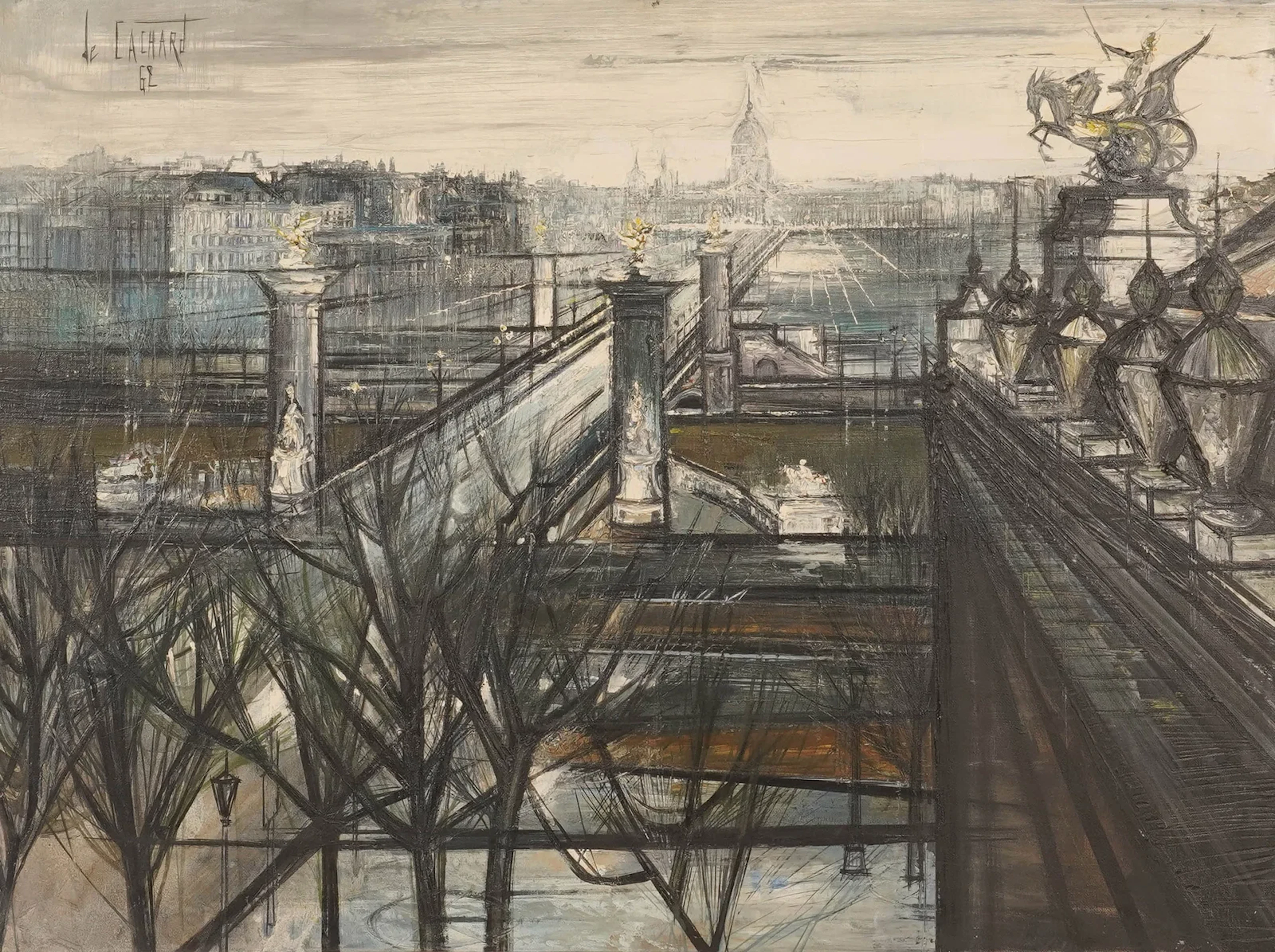Vue du Pont Alexandre III, Paris