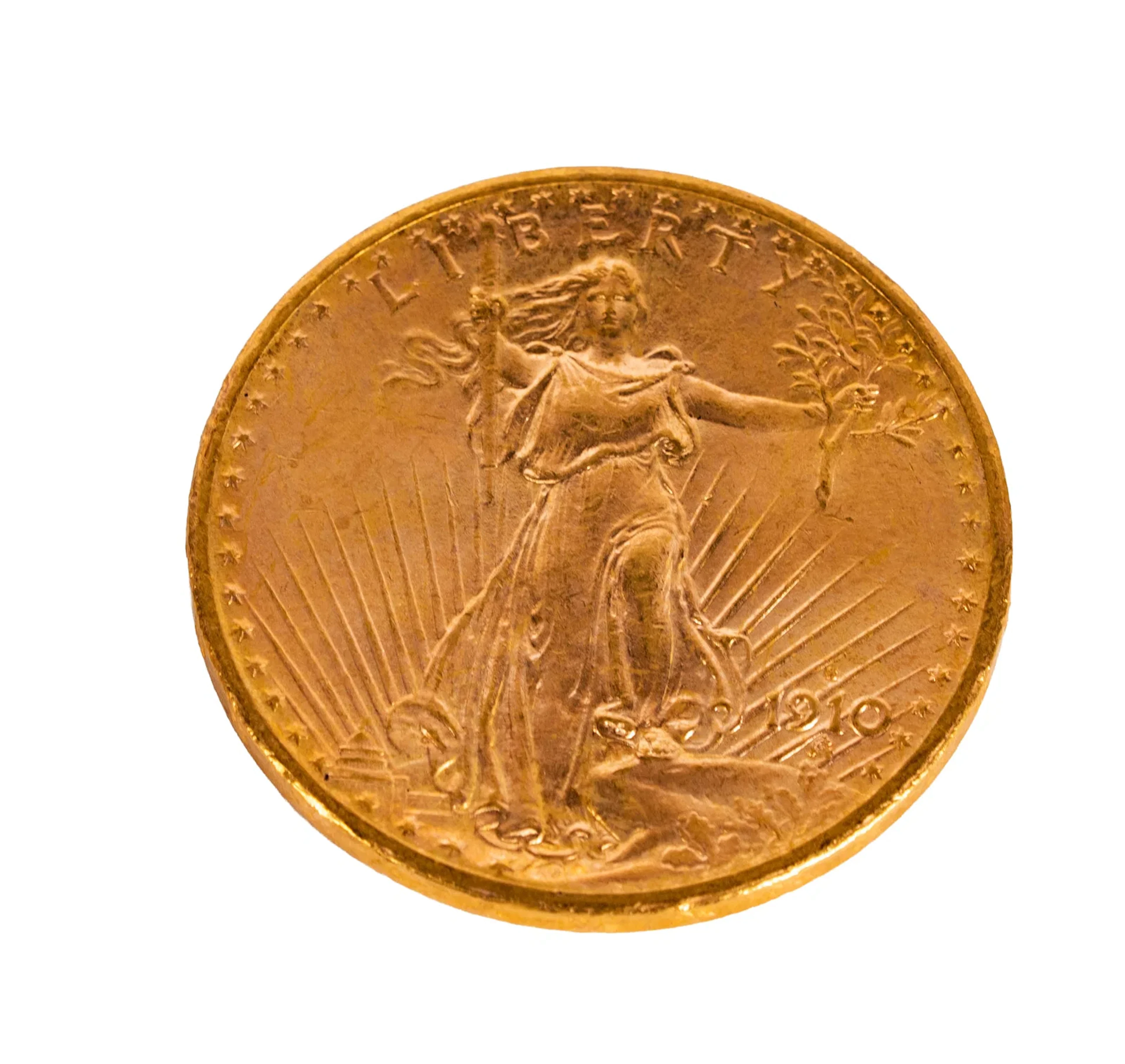 1910 US $20 Double Eagle Gold Coin