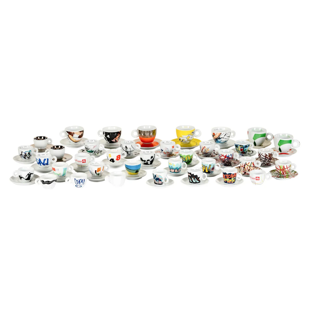 Large Collection of Illy Collection Espresso Set