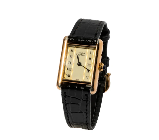 Must de Cartier Tank Vermeil Watch