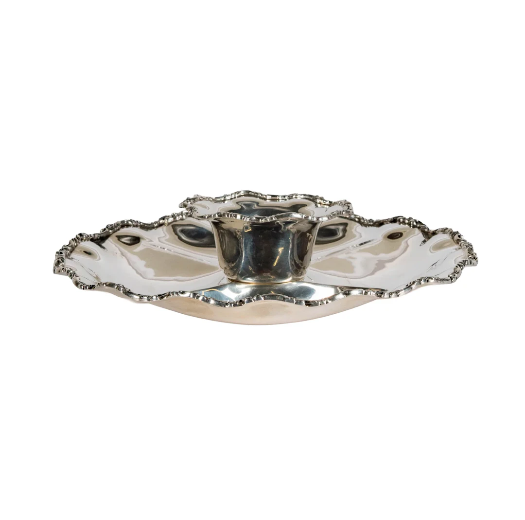 A Mexican Sterling Silver Oyster Dish