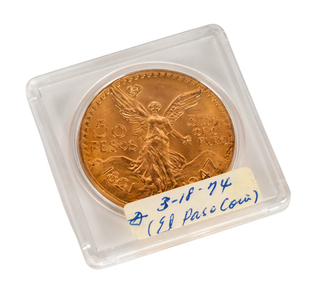 1947 Mexico 50 Pesos Gold Coin