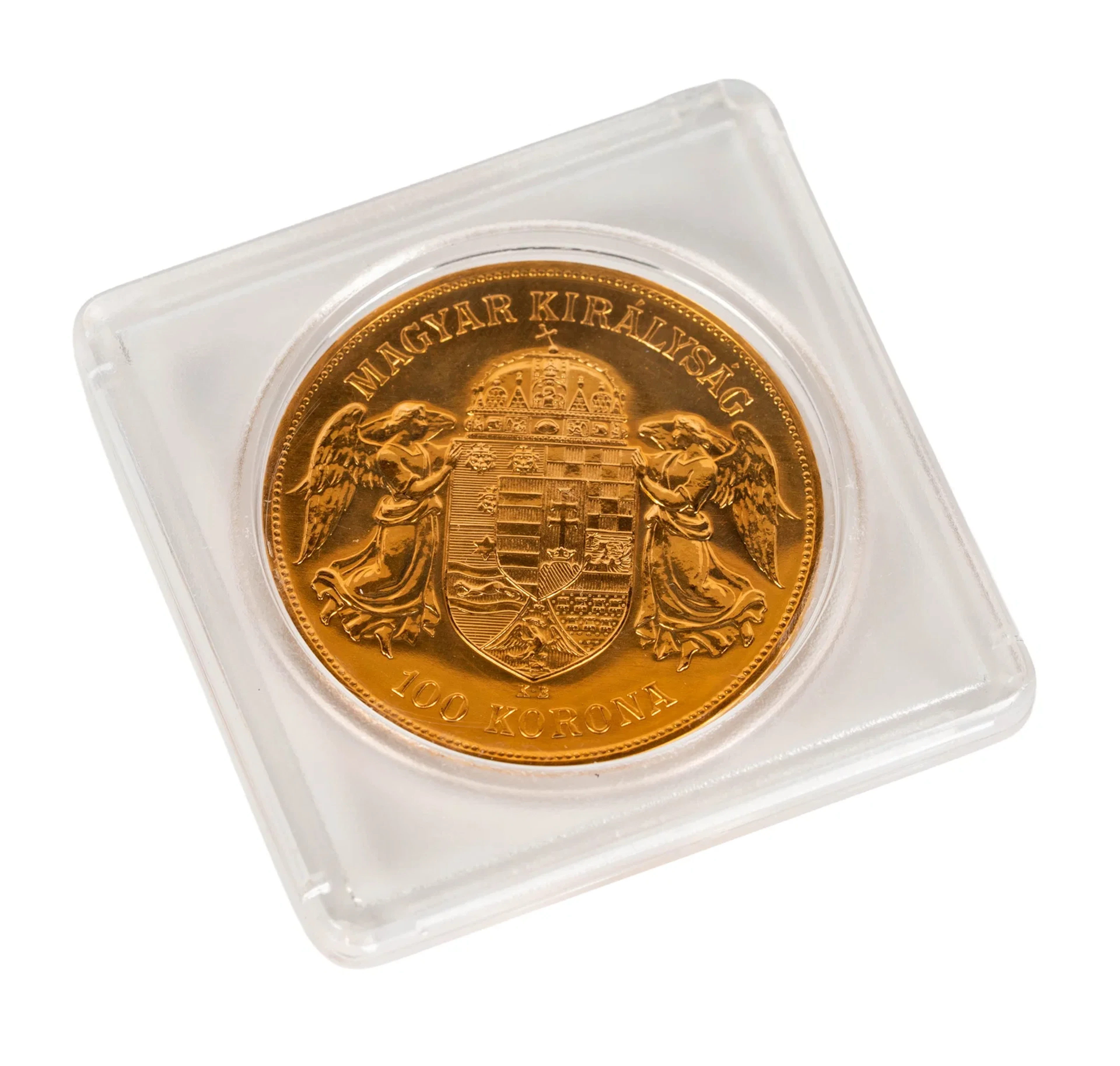 1908 Hungary 100 Korona Gold Coin