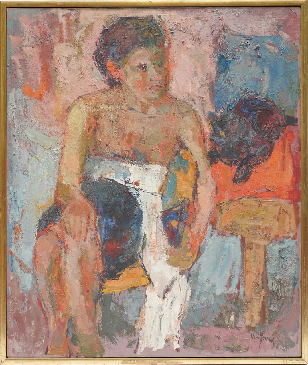 Woman with Cat