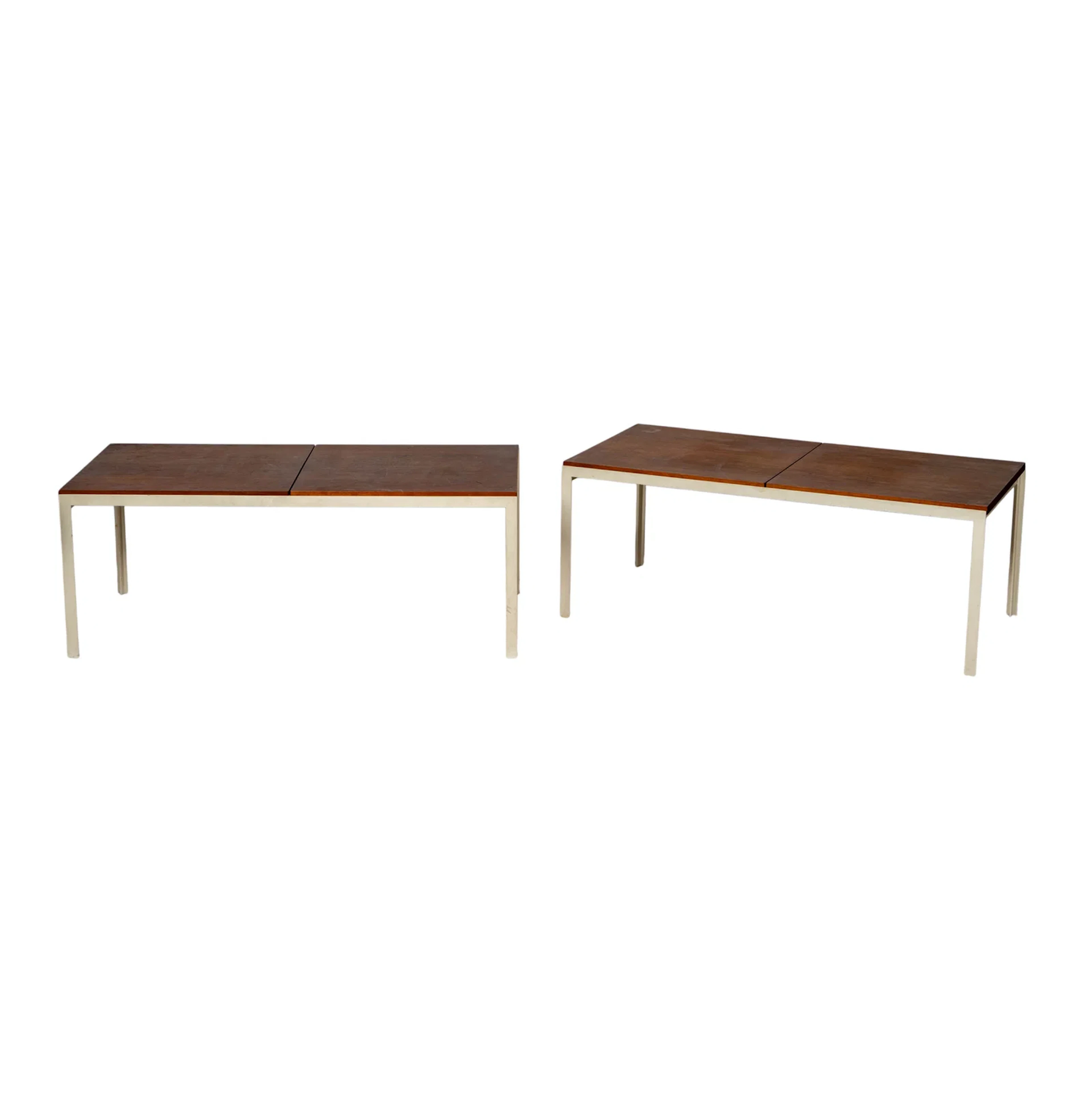 Florence Knoll, Pair of Rectangular Coffee Tables
