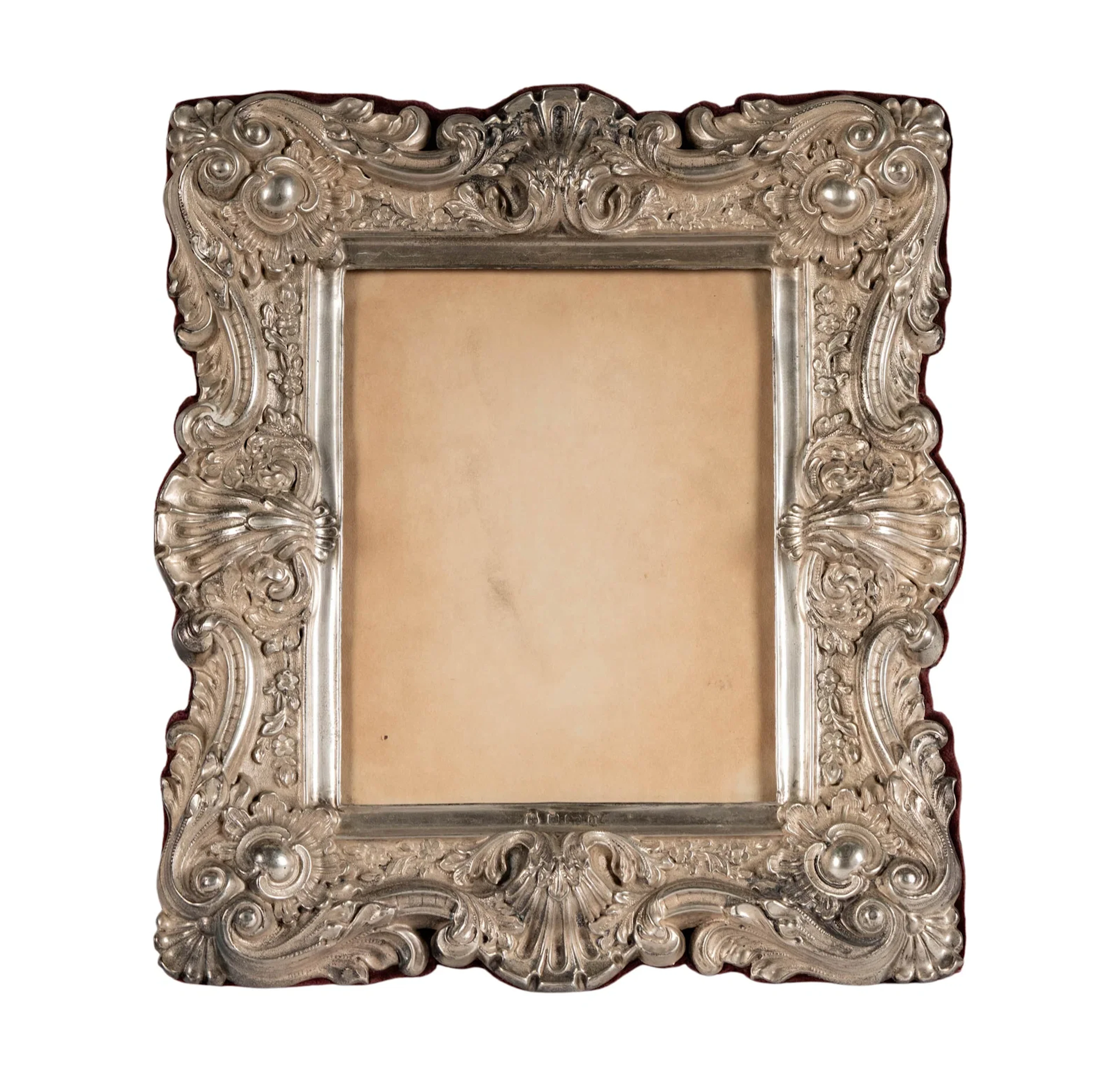 An English Sterling Silver Picture Frame