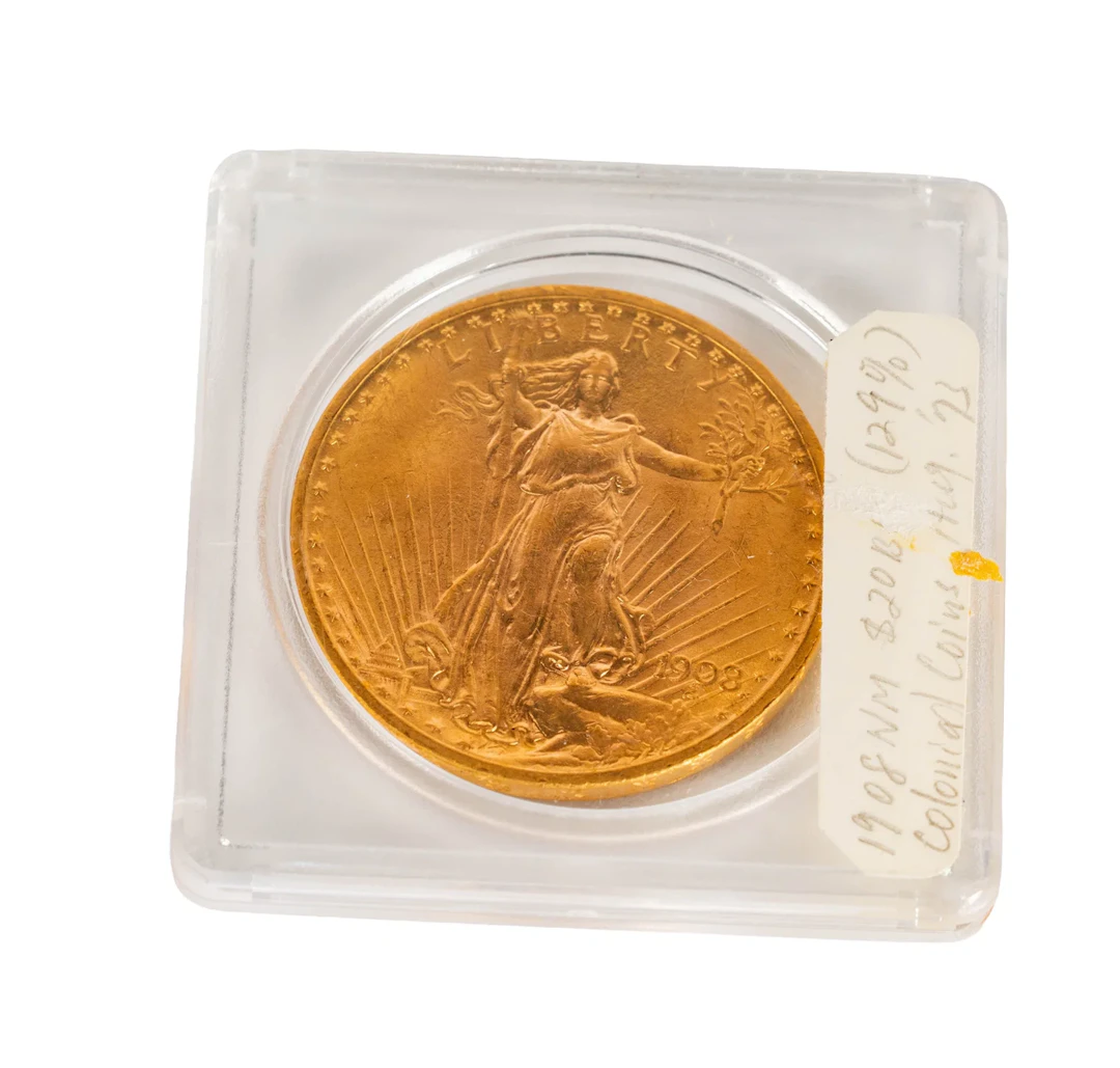 1908 US $20 Double Eagle Gold Coin