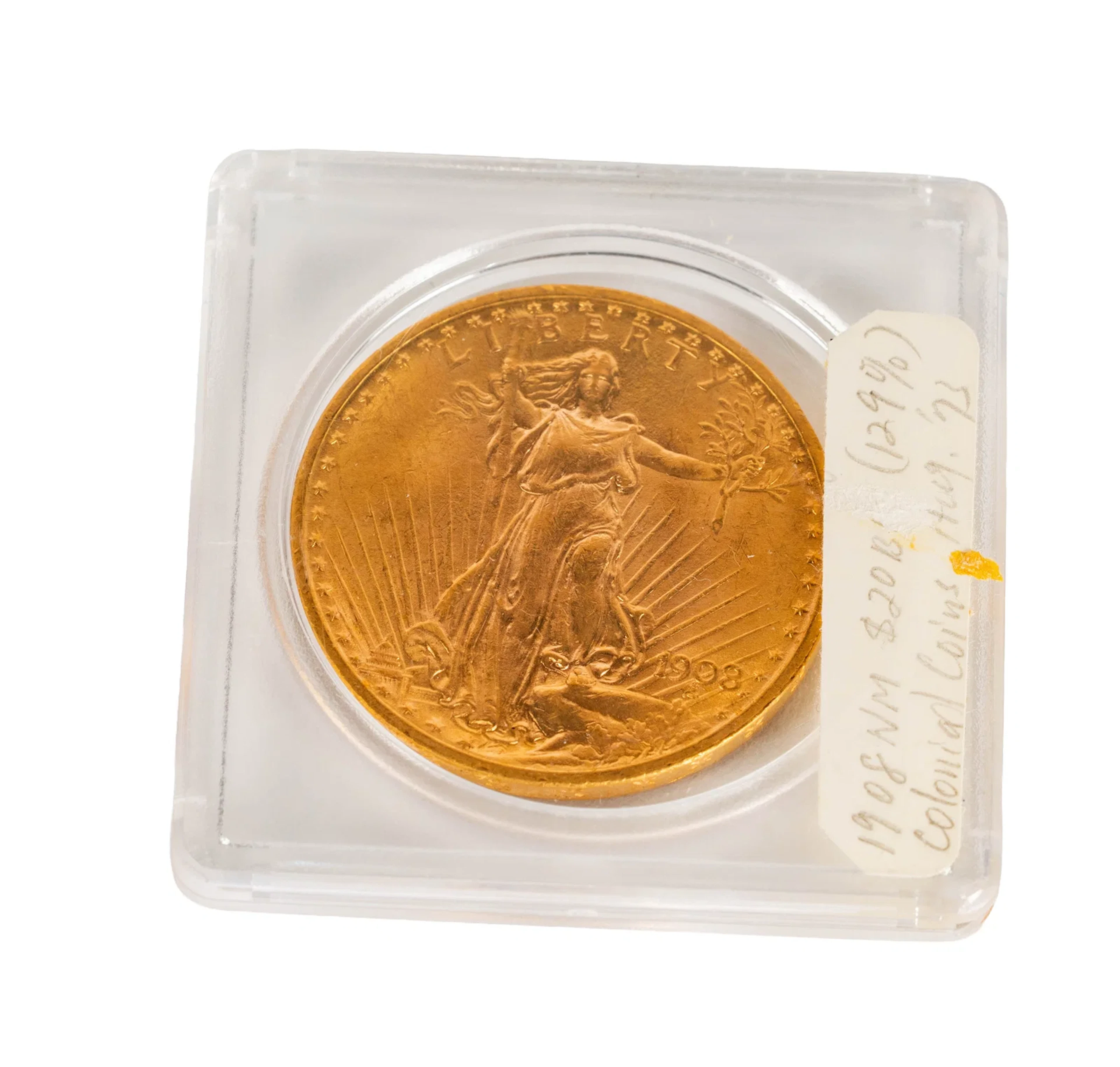 1908 US $20 Double Eagle Gold Coin