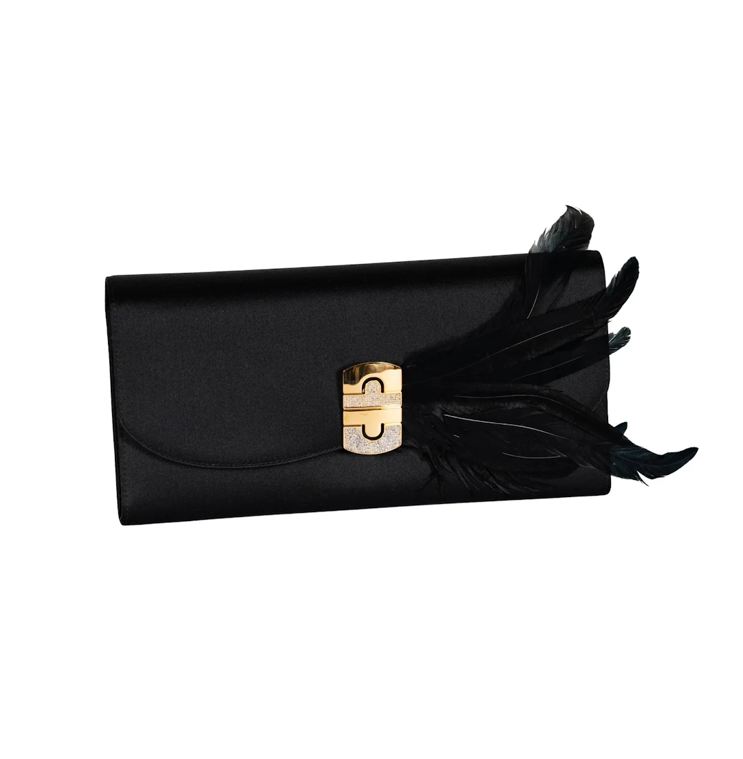 Bulgari Silk Evening Bag