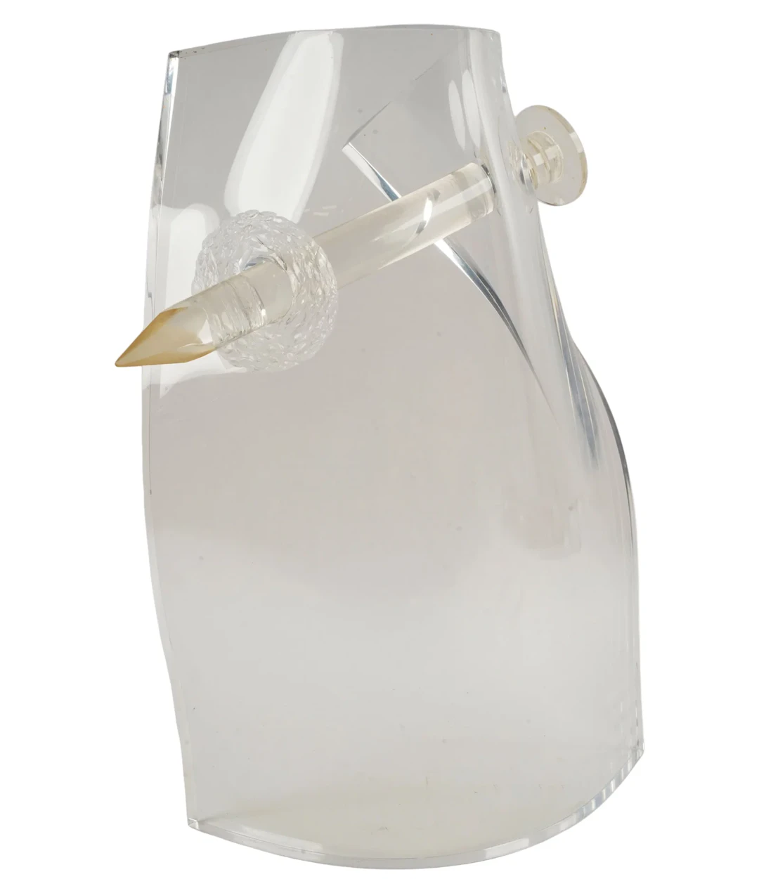 A Modern Lucite Table Sculpture