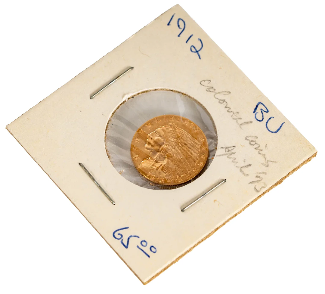 1912 US $2.50 Quarter Eagle Gold