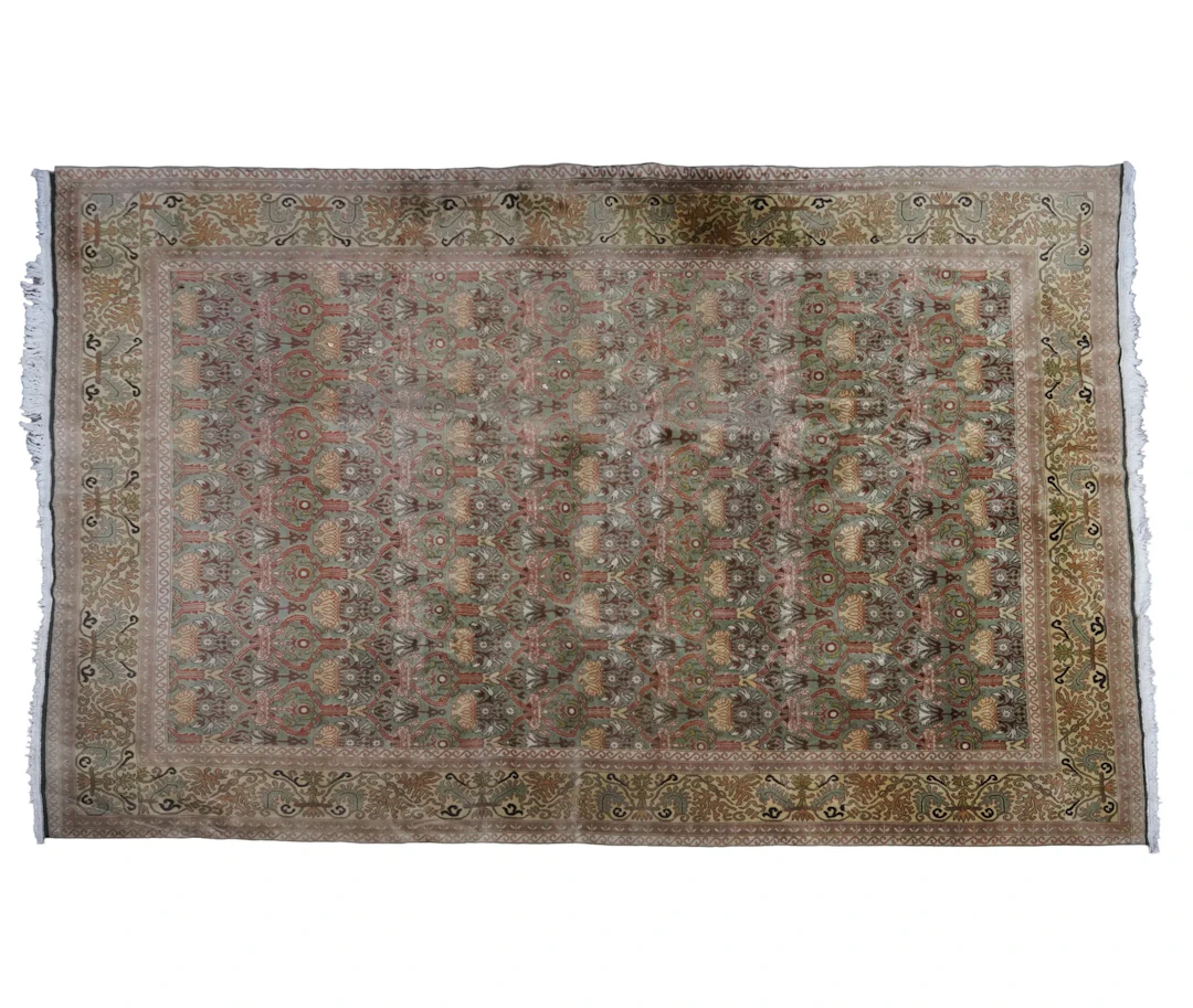 Green Field Persian Area Rug