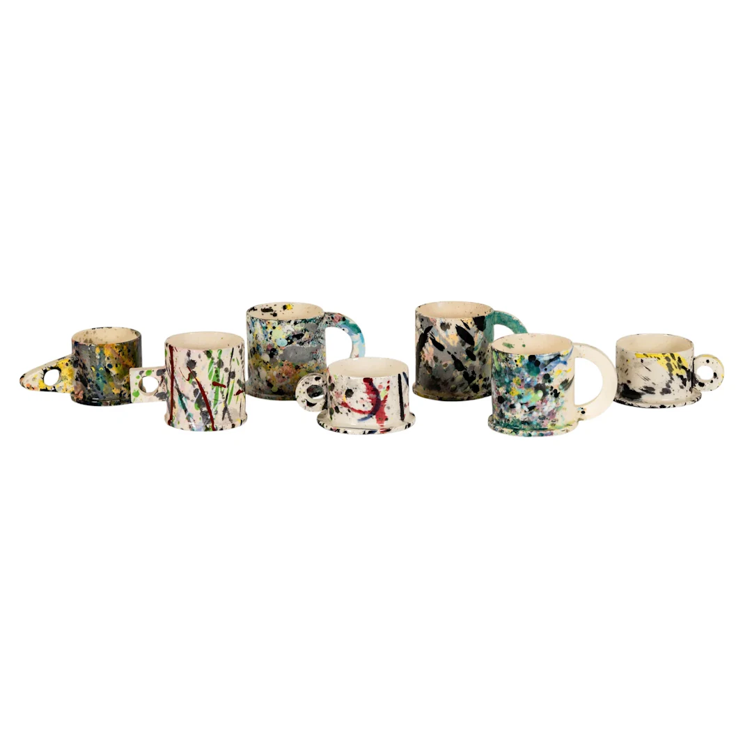 Group of Seven Coffee Mugs