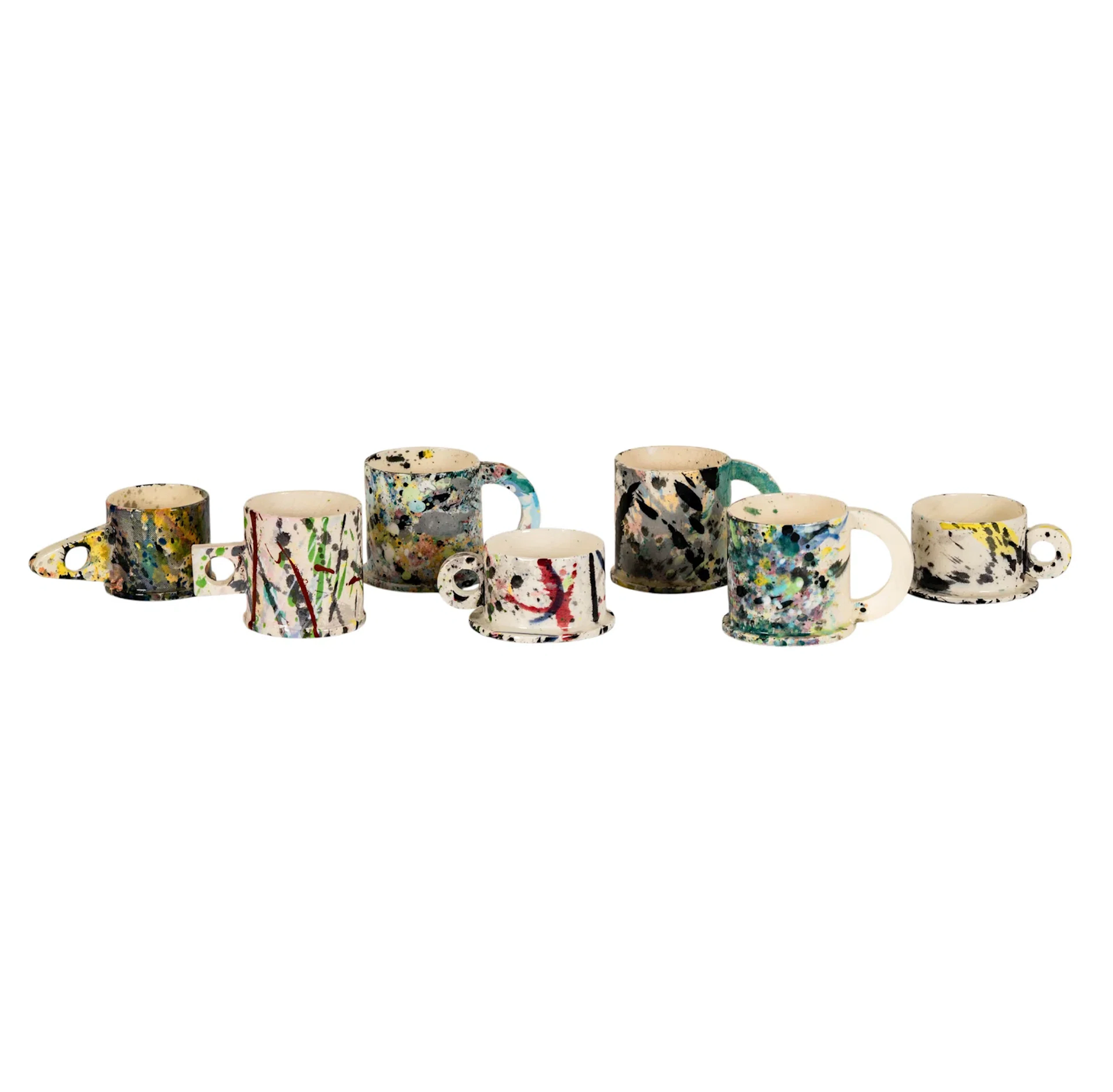 Group of Seven Coffee Mugs