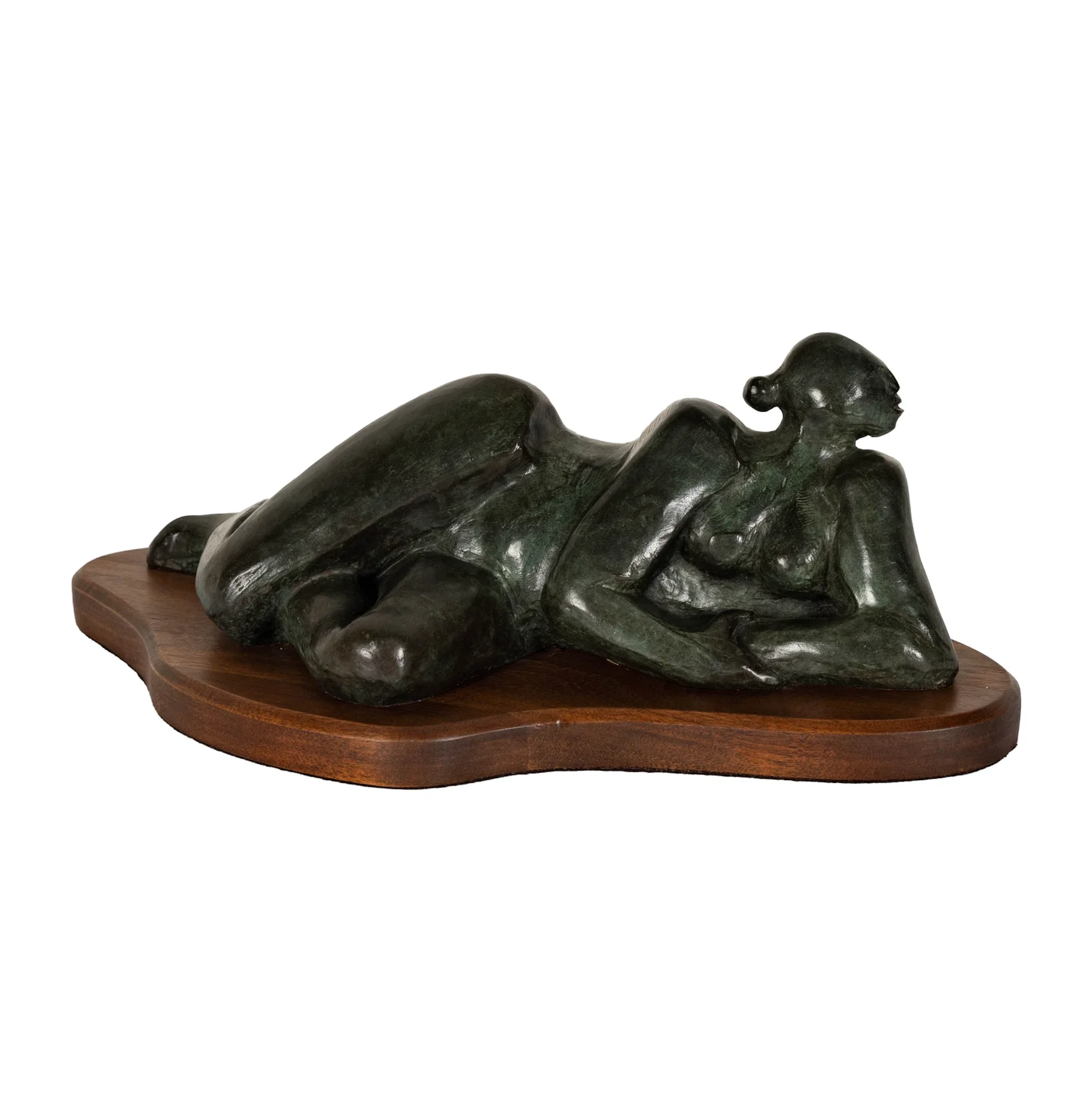 Allan Capron (Haozous) Houser, American/Apache 1914-1994, Reclining