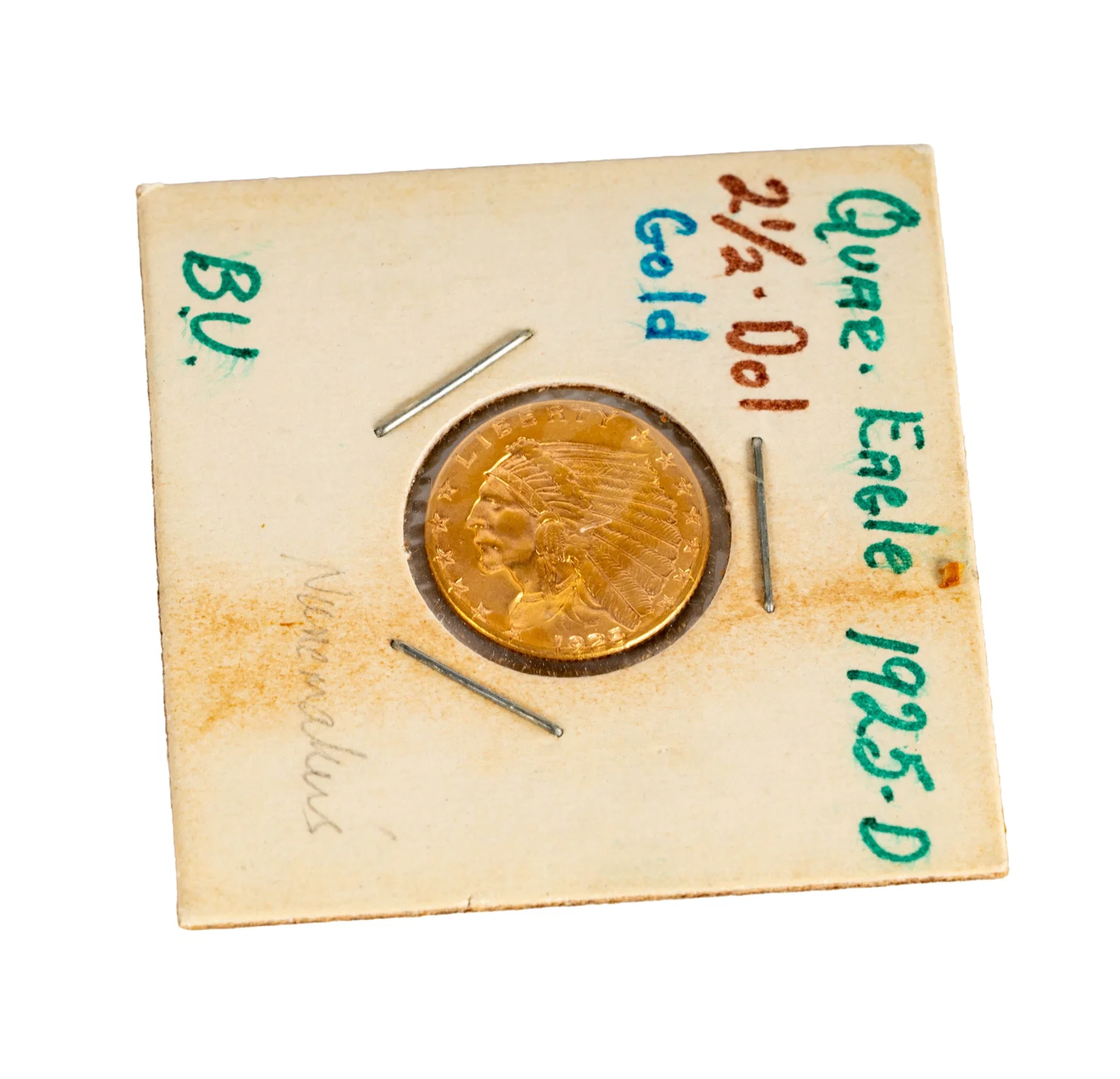 1925D US $2.50 Quarter Eagle Gold