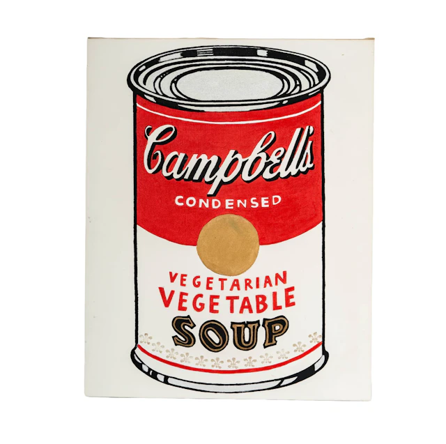 Mike Bidlo, American b.1953, Not Warhol's Campbell's Soup Cans
