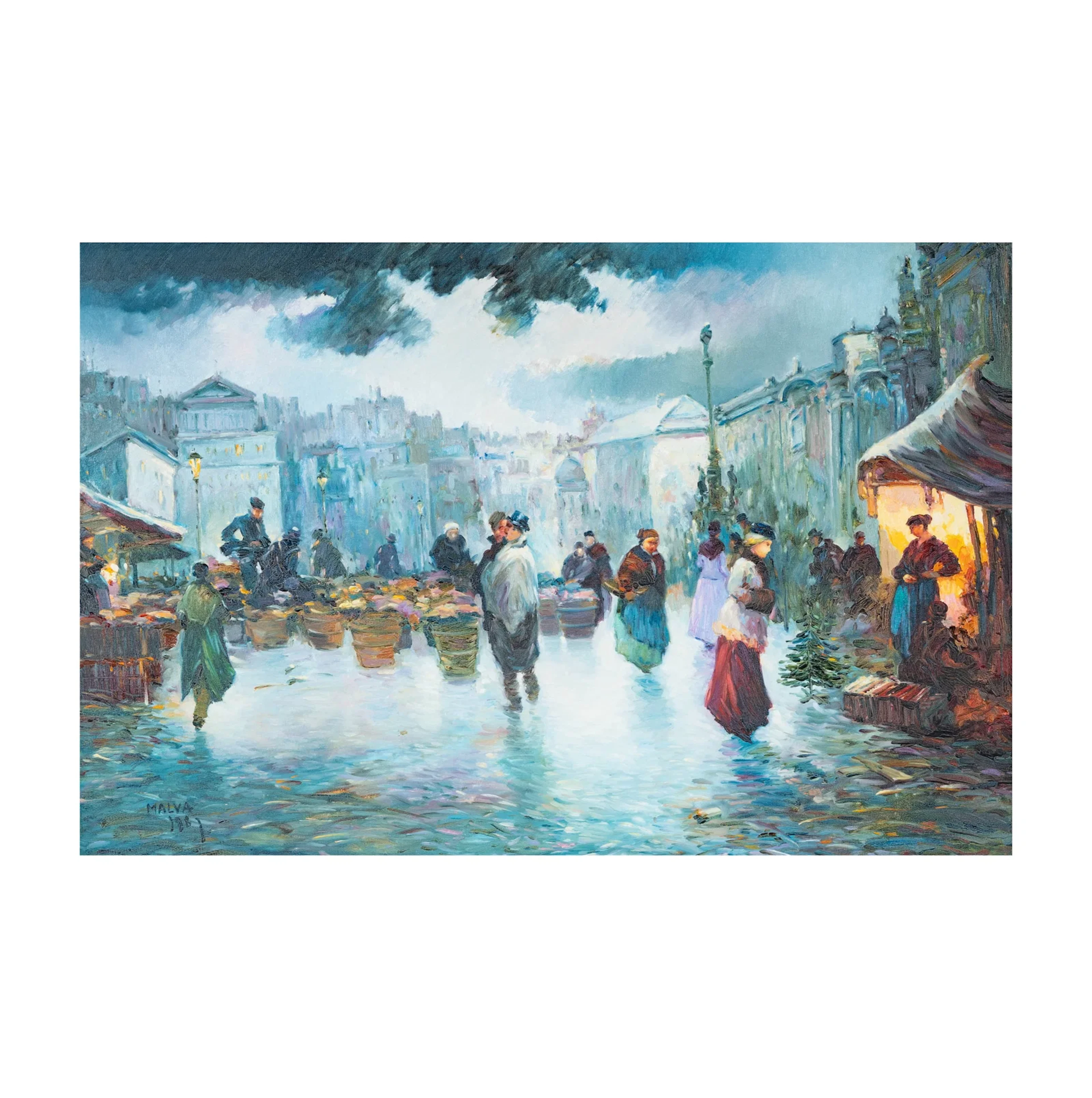 Night Market Scene
